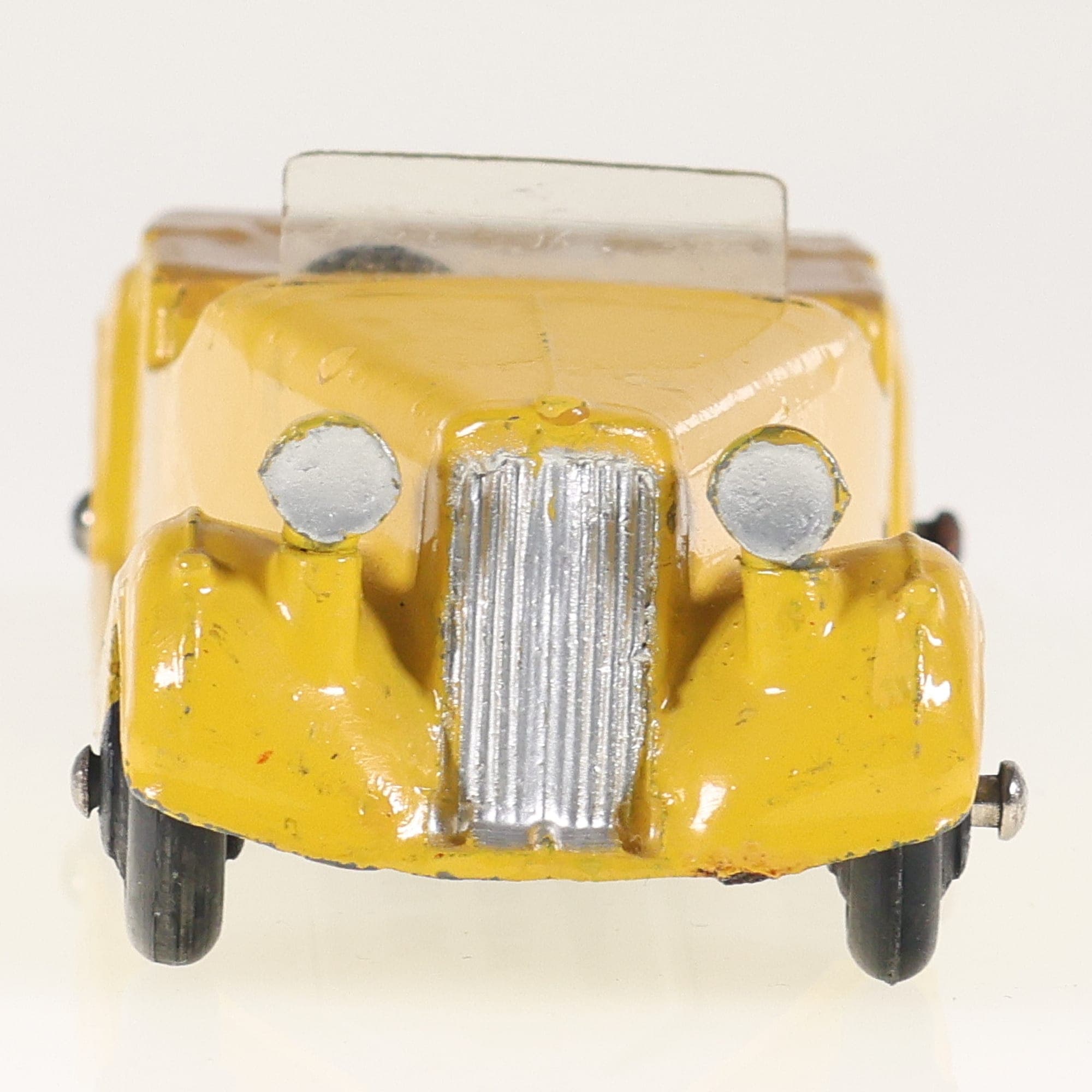 Dinky Toys 38B Sunbeam talbot cabriolet 1/43 Jaune Grade B sans boîte — miniature 8
