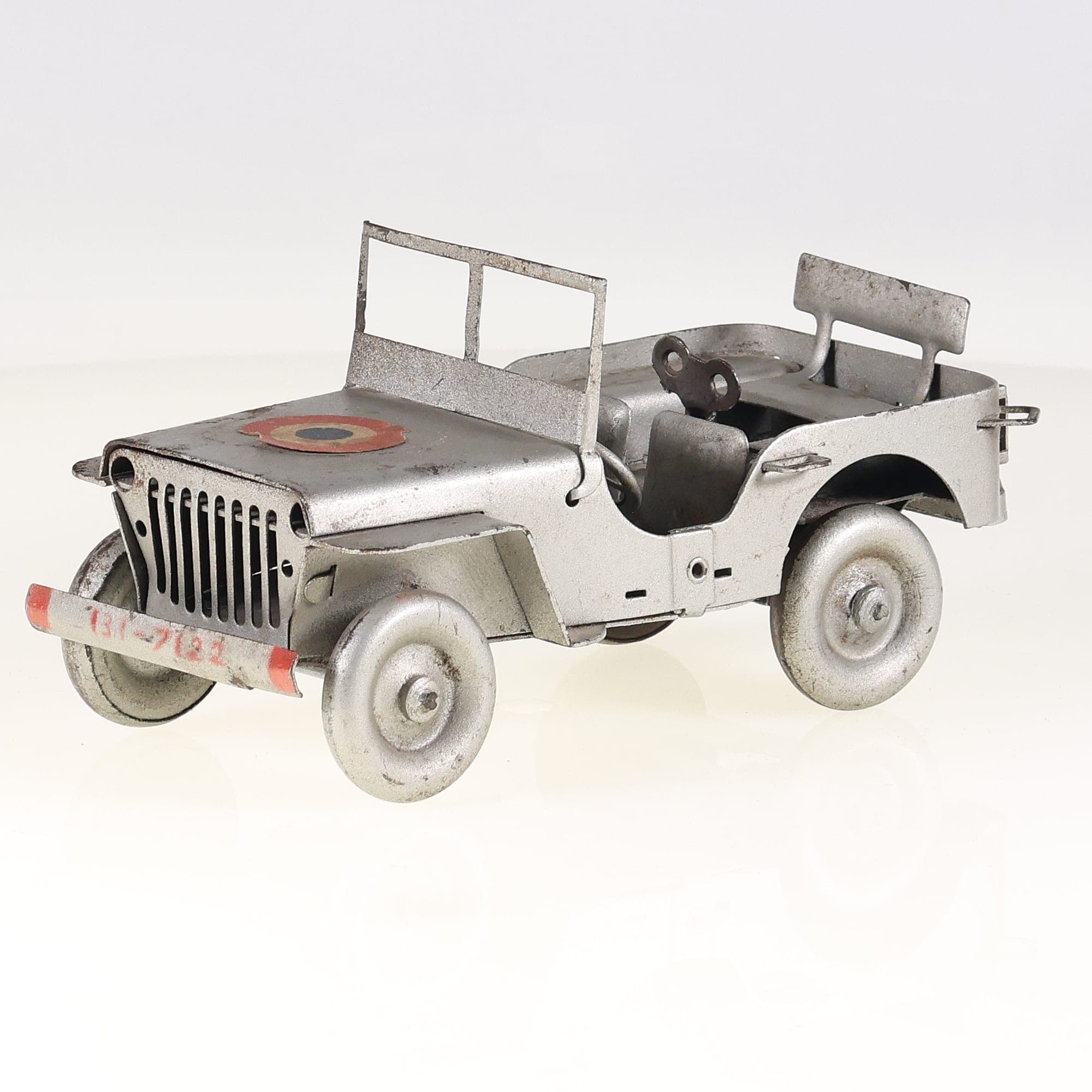 AD 131-7122 JEEP Willys Jeep Willys militaire 16,5 cm Argent Grade C sans boîte