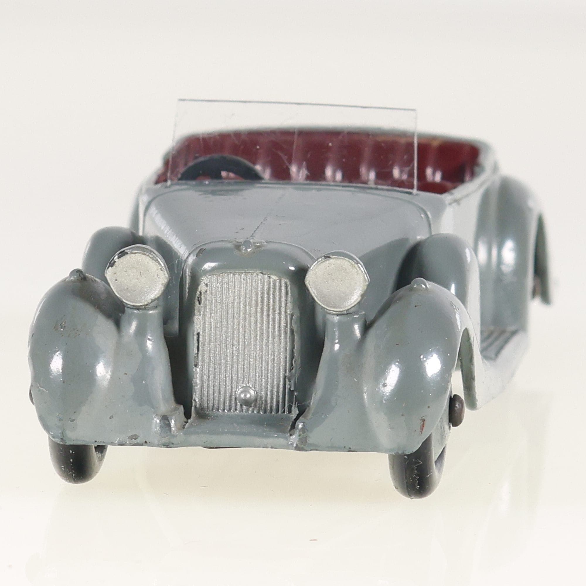 Dinky Toys 38C Lagonda Lagonda Tourer 1/43 Gris sans boîte — miniature 8