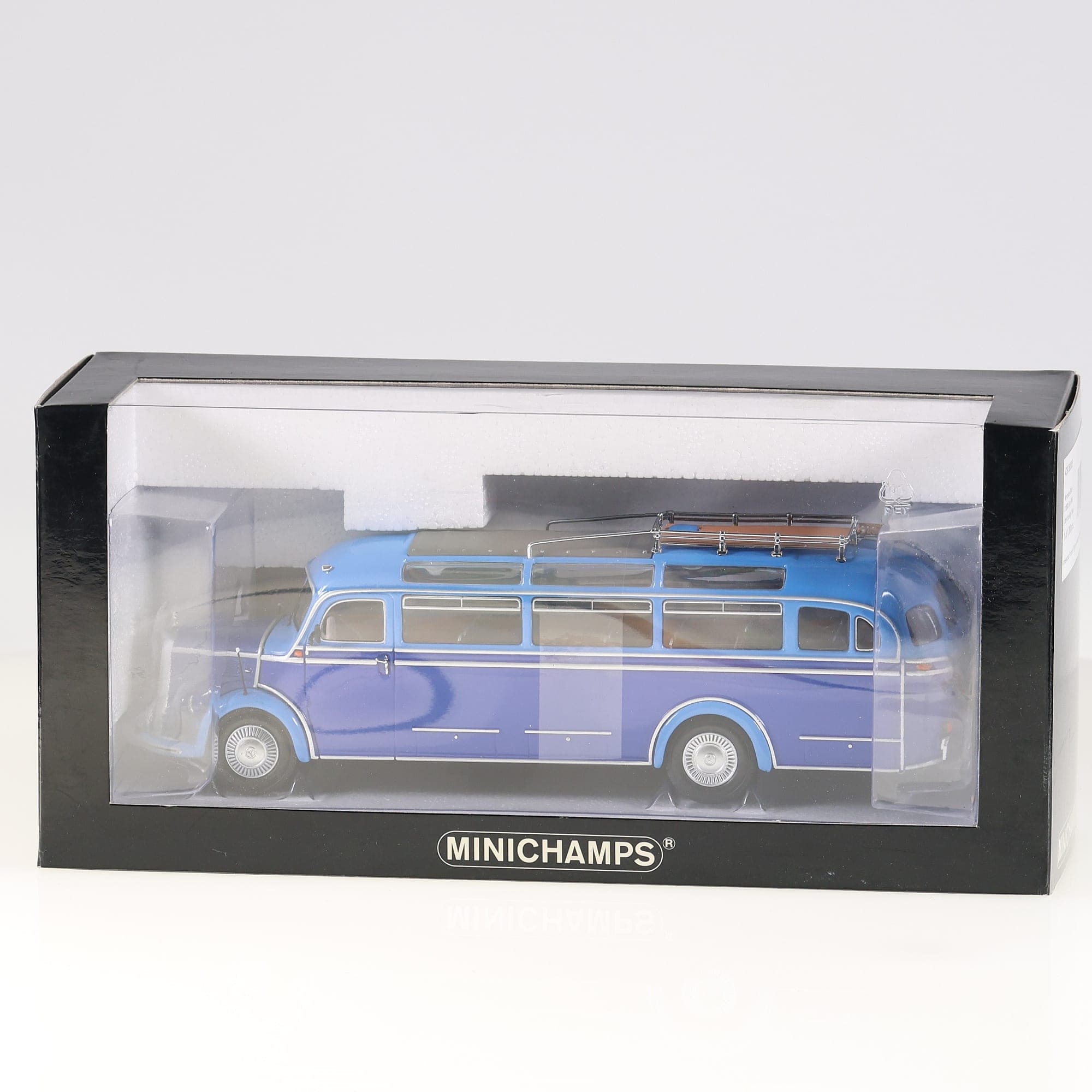 Minichamps 439 360005 Mercedes-Benz O 3500 Bus 1954 1/43 Bleu foncé/Bleu clair n