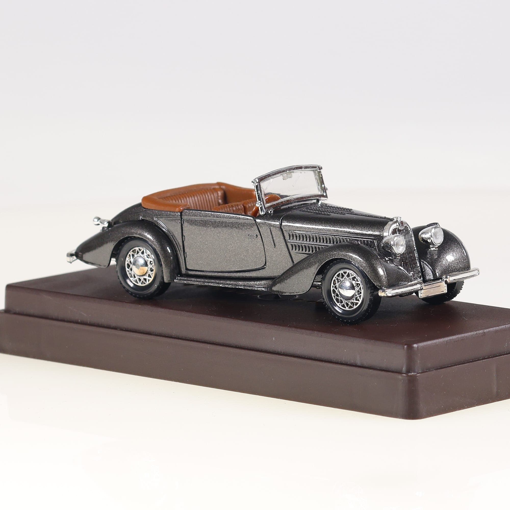 Solido 4003 Talbot T23 Cabriolet 1937 1/43 gris foncé métallisé avec boîte — miniature 11
