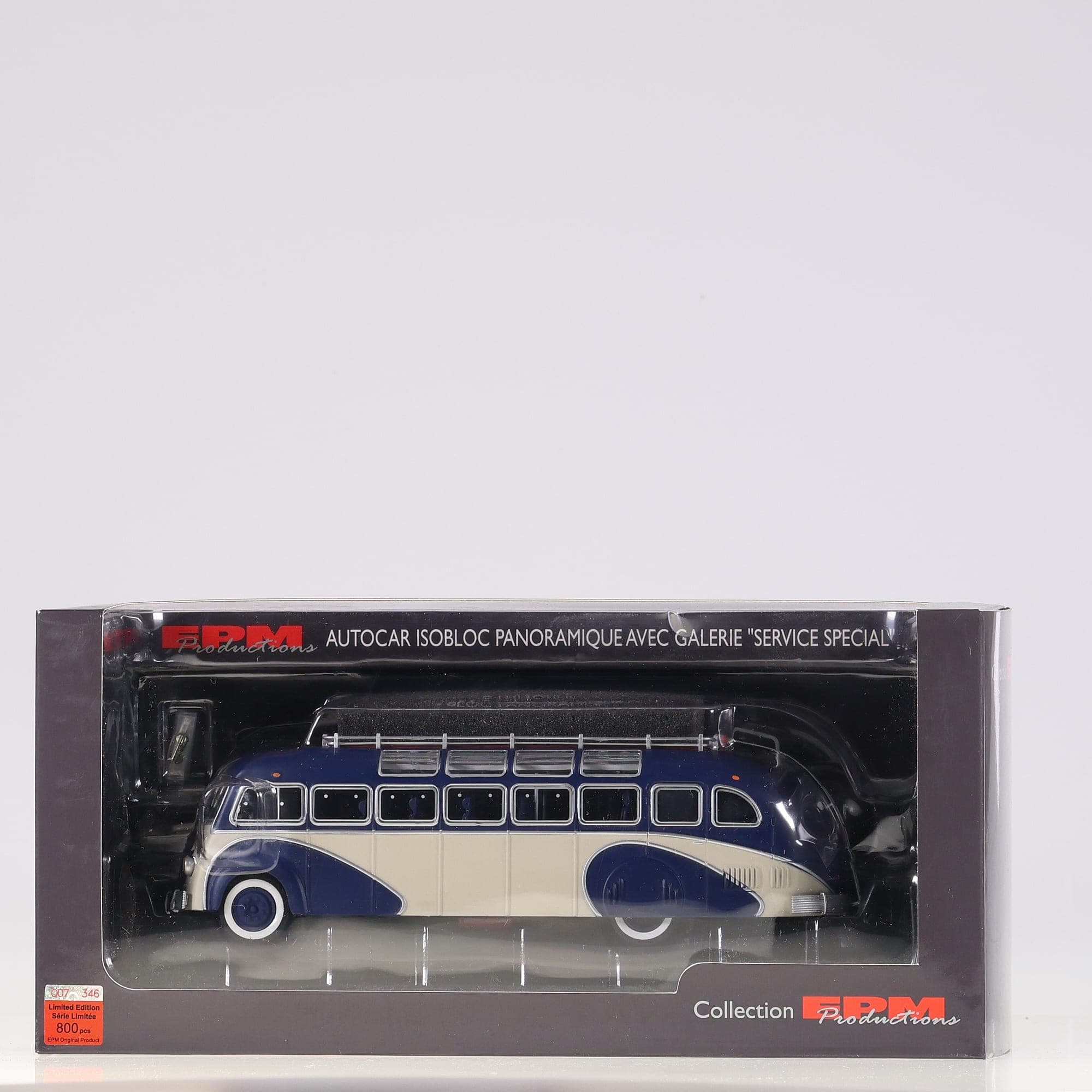 EPM 130068 Isobloc version tolée avec voussoirs 1/43 Bleu nuit avec boîte — photo 1