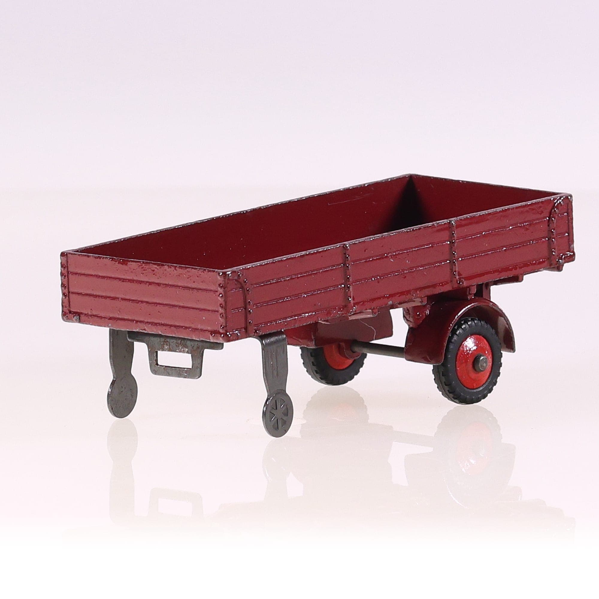 Dinky Toys 421 remorque Hindle Smart Bordeaux sans boîte