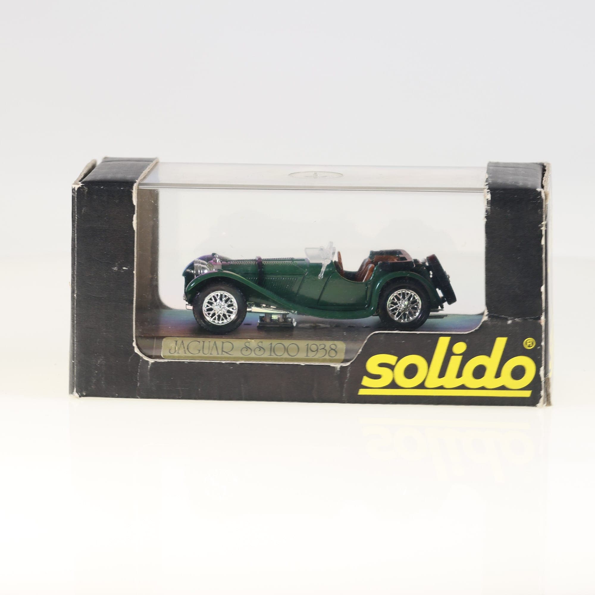 Solido 4002 Jaguar SS100 1938 1/43 verte avec boîte — photo 1