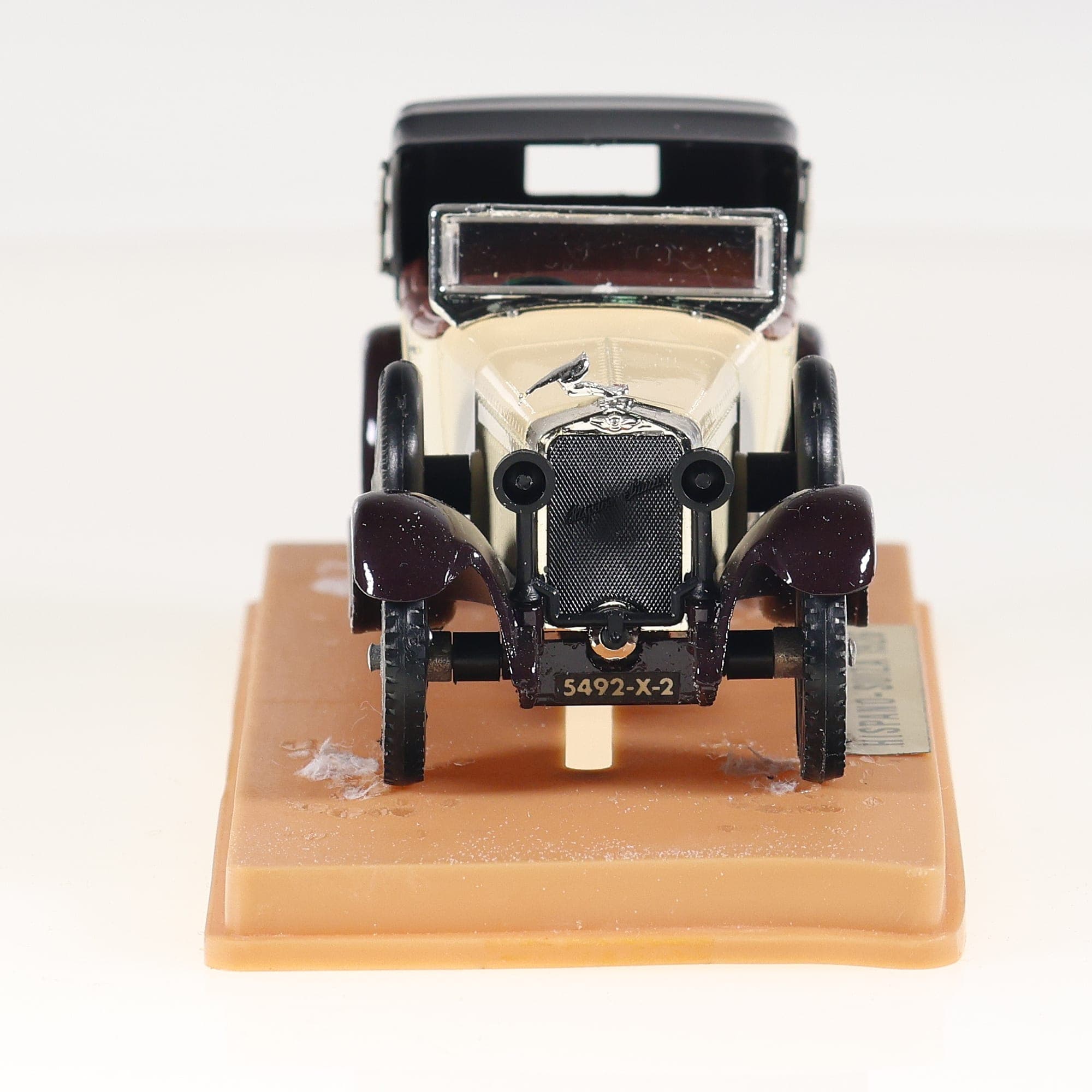 Solido 145 Hispano-Suiza H6B 1926 1/43 crème et noir Grade B avec boîte — miniature 5
