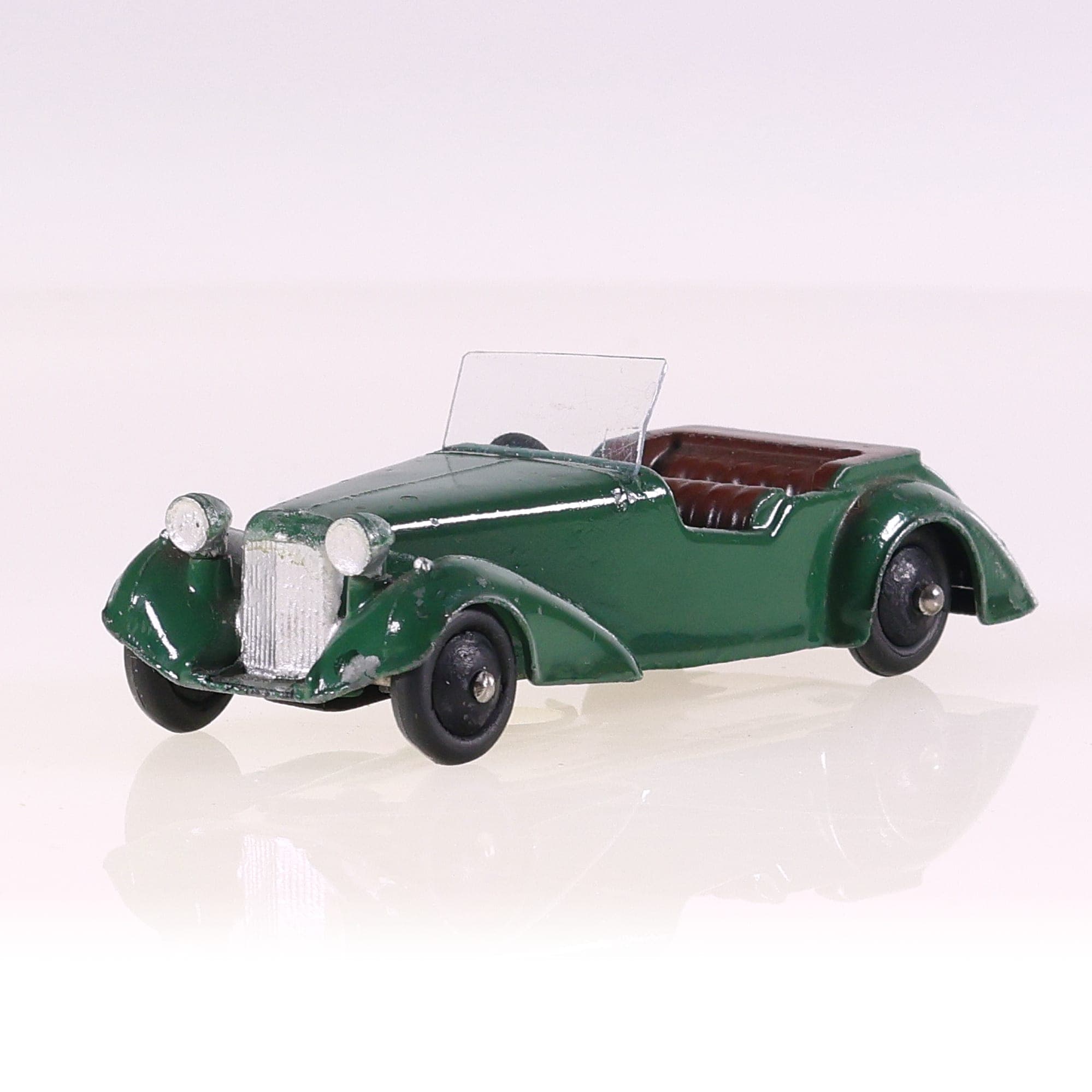 Dinky Toys 38D Alvis cabriolet 1/43 Vert sans boîte — photo 1