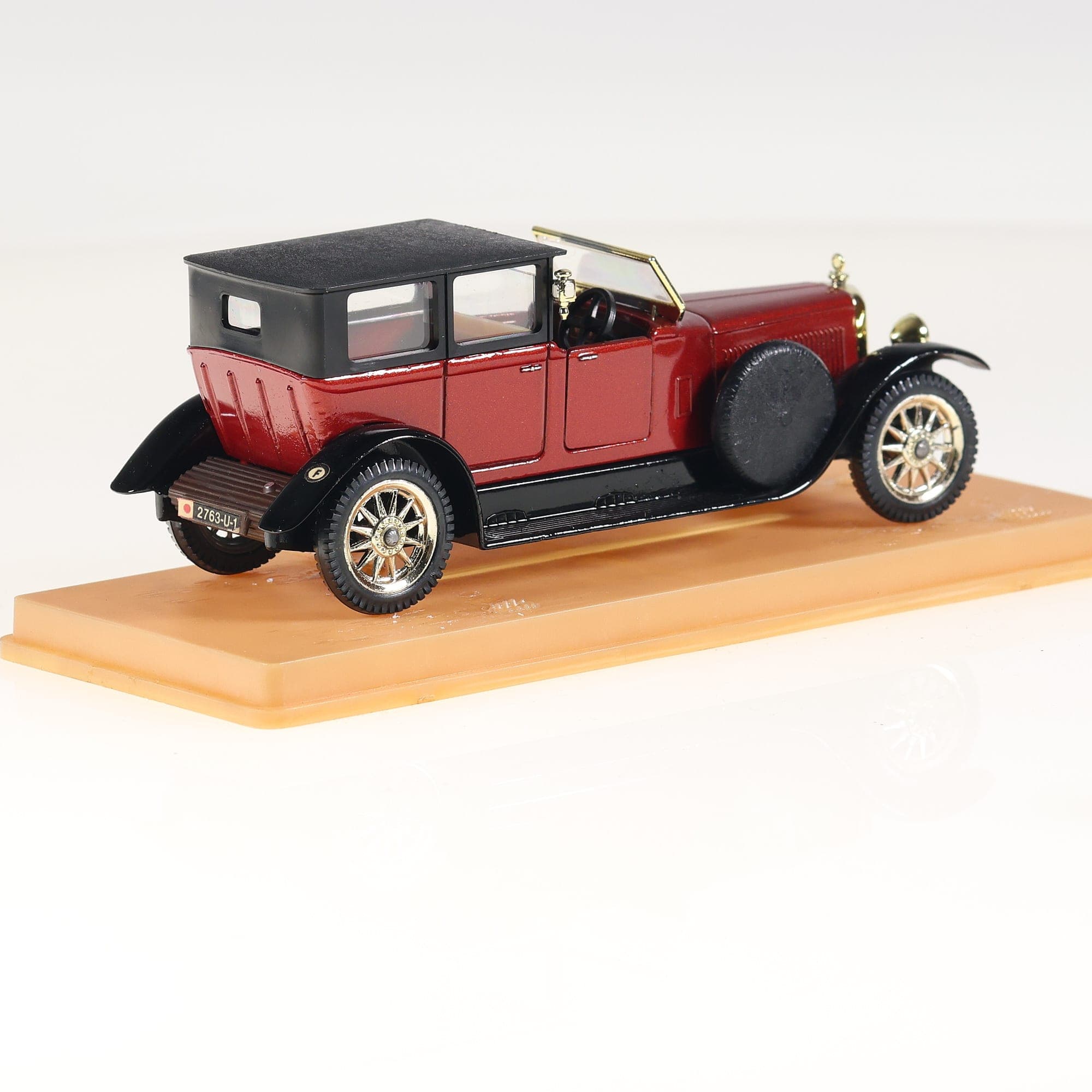 Solido 4040 Panhard Levassor 8 cyl 1925 1/43 rouge et noir Grade B neuf avec boî — miniature 8