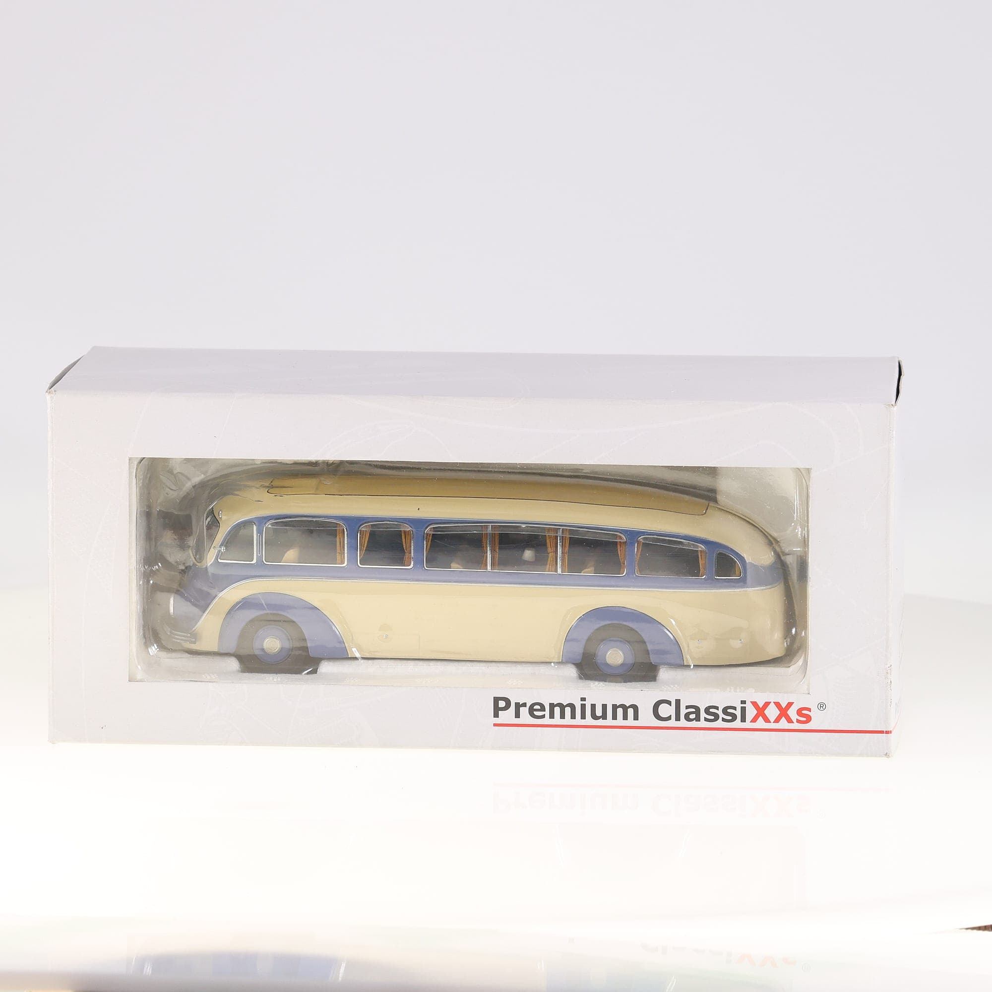 Premium ClassiXXs 12326 Mercedes-Benz LO3500 Beige et bleu neuf avec boîte