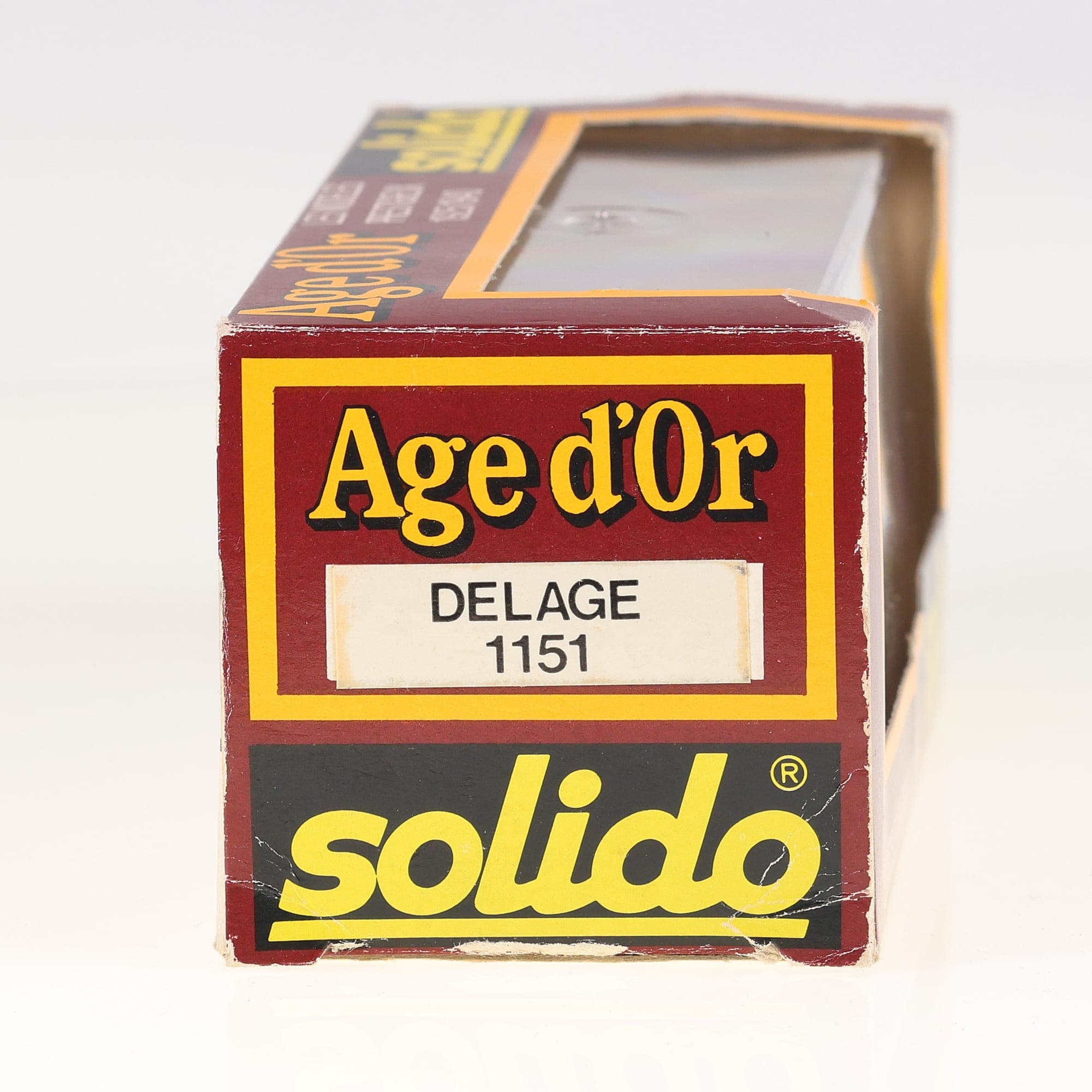 Solido 1151 Delage D8 Coupé 1939 1/43 beige/sable avec boîte — miniature 6