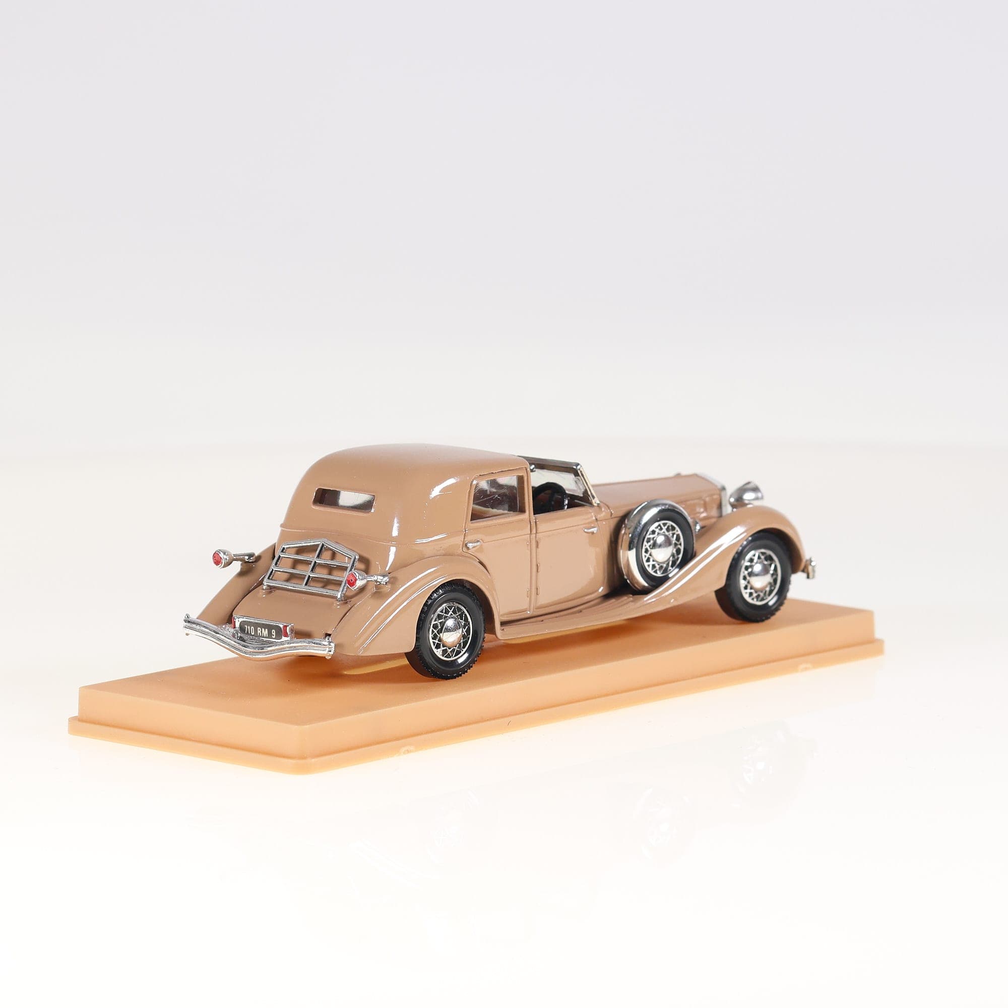 Solido 1151 Delage D8 Coupé 1939 1/43 beige/sable avec boîte — miniature 9