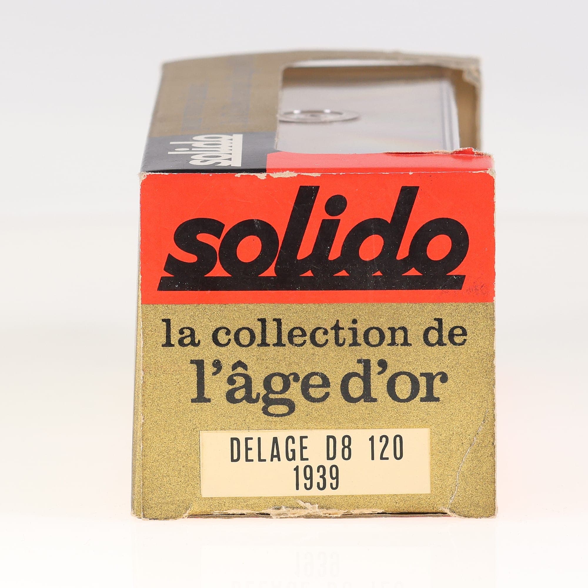 Solido D8 120 Delage D8 120 Cabriolet 1939 1/43 bordeaux et beige avec boîte — miniature 6