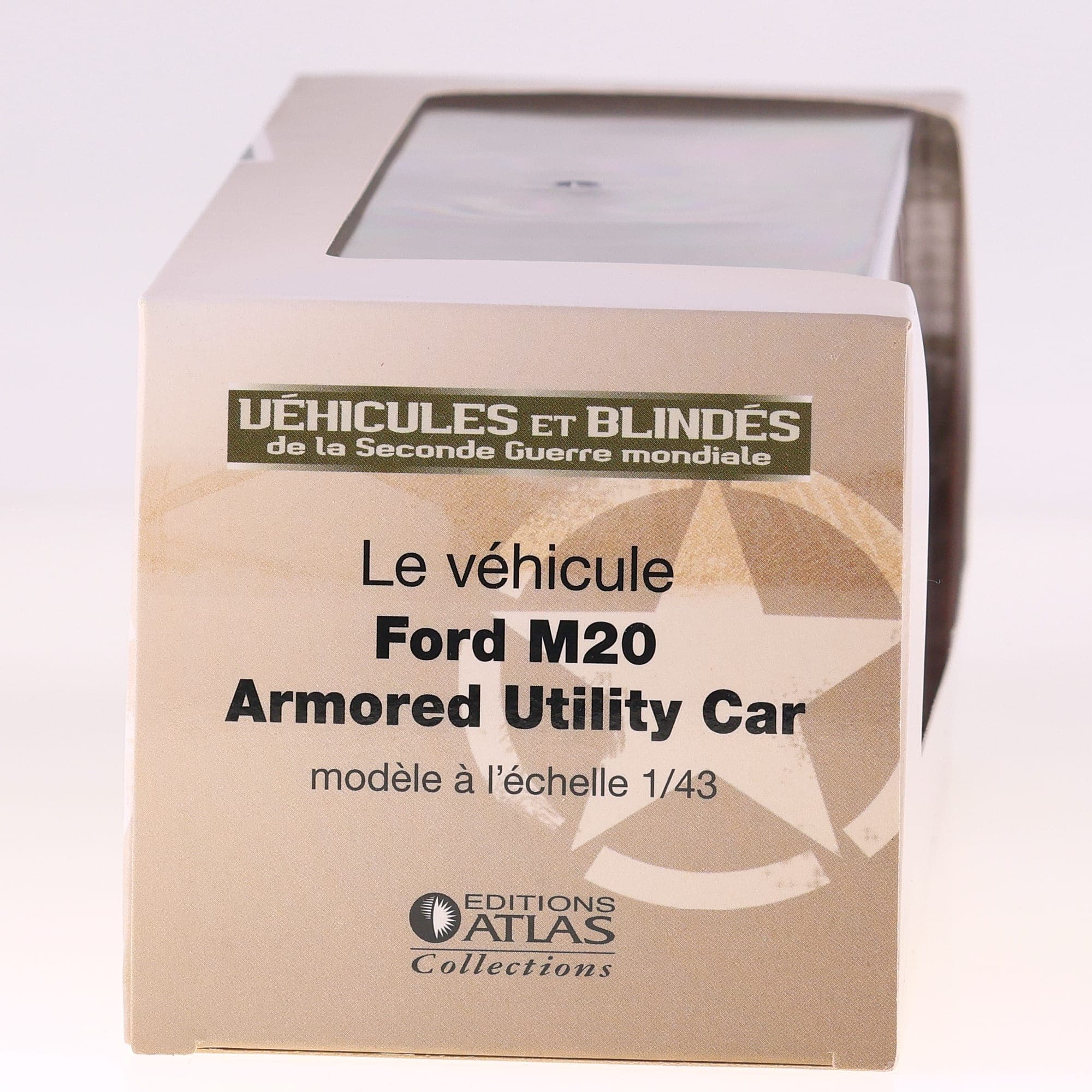 Atlas Ford M20 Armored Utility Car 1/43 Vert militaire neuf avec boîte — miniature 5