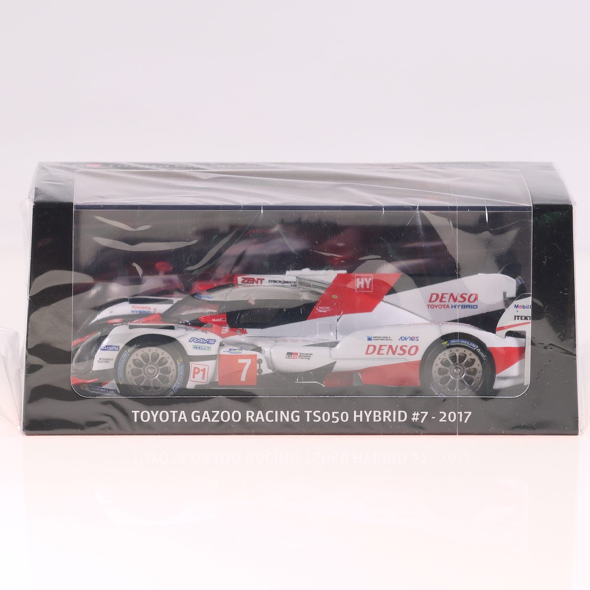 Spark Toyota Gazoo Racing TS050 Hybrid #7 2017 1/43 Blanc/Rouge avec boîte