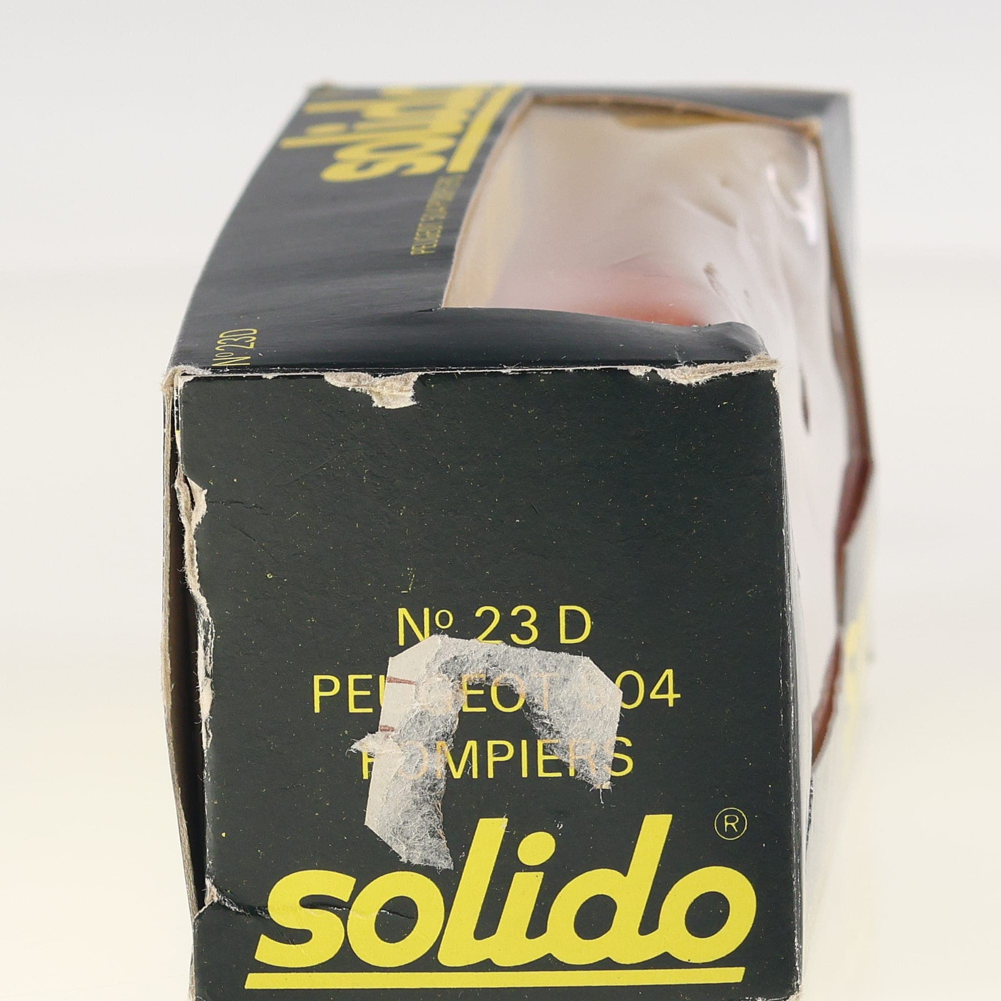 Solido 23D Peugeot 504 Break Pompiers 1/43 Rouge avec boîte — miniature 6