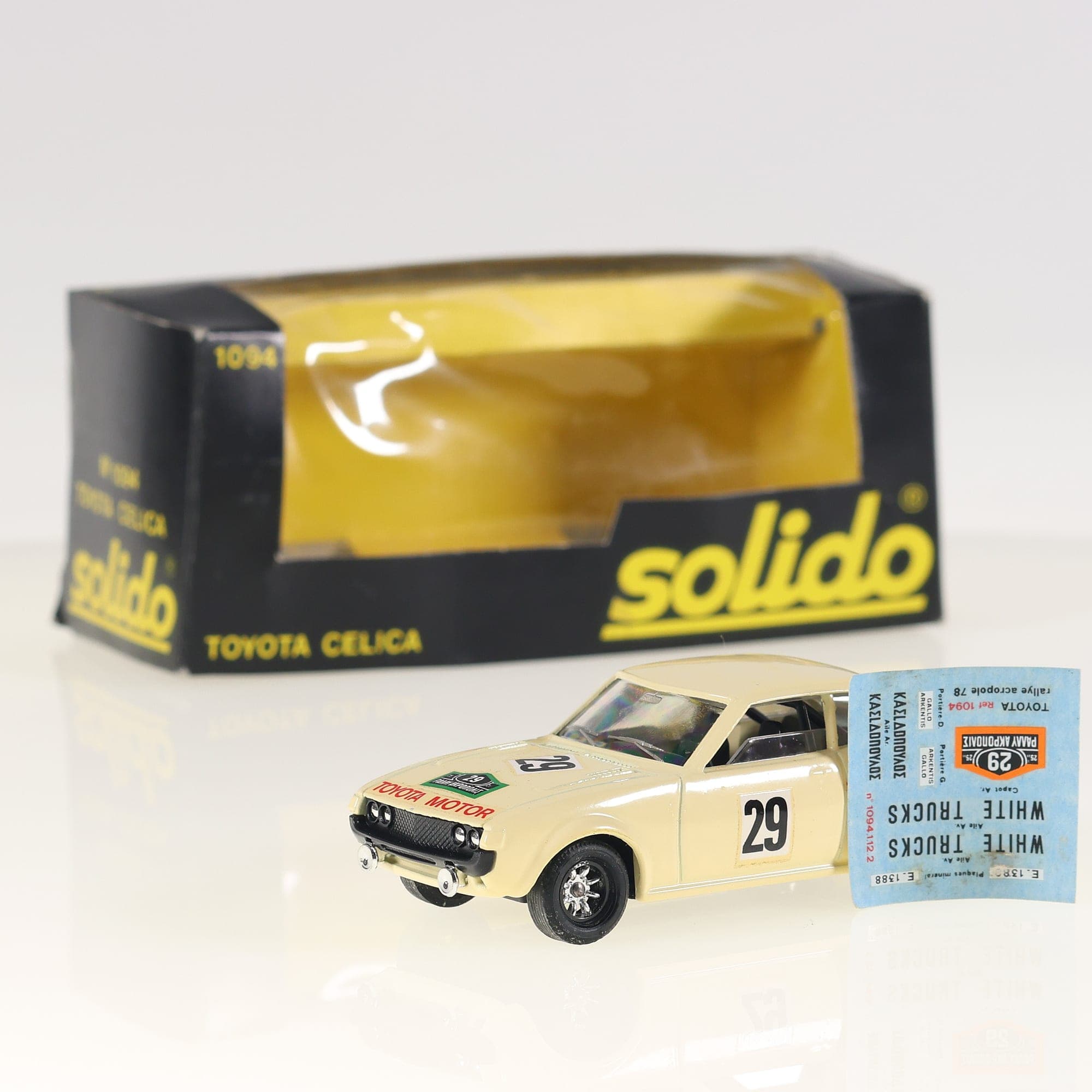 Solido 1094 Toyota Celica #29 1/43 Beige avec boîte