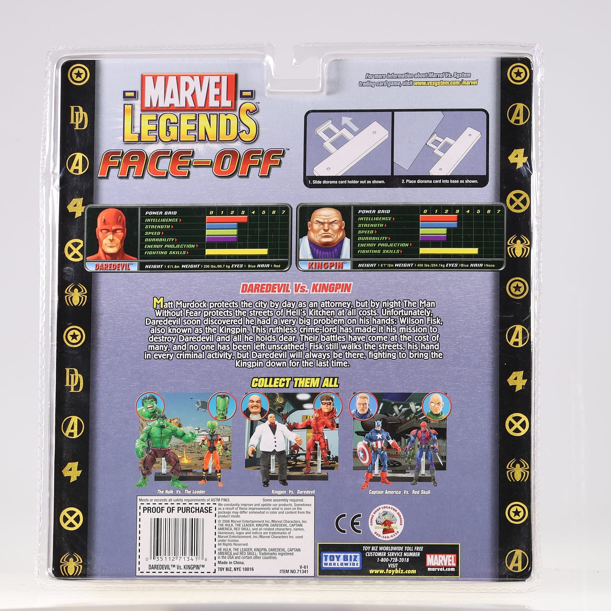 Toy Biz Kingpin vs. Daredevil - Marvel Legends Face-Off Y-61 — miniature 3