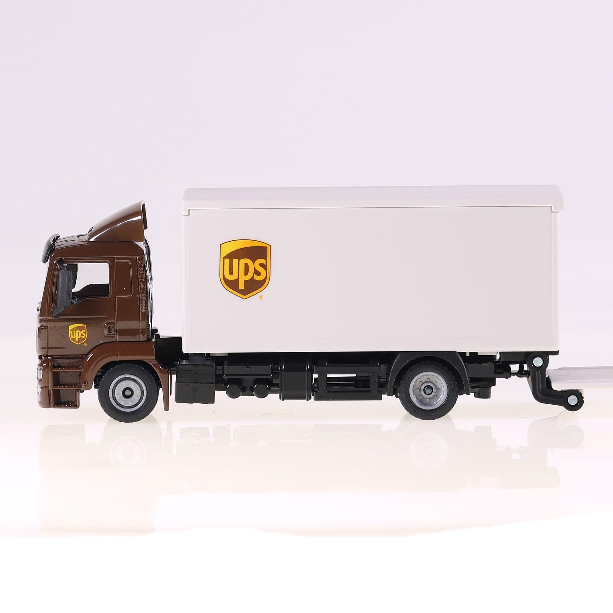 Siku 1997 MAN camion LKW UPS 1/50 état A avec boîte caisse manquante — miniature 3