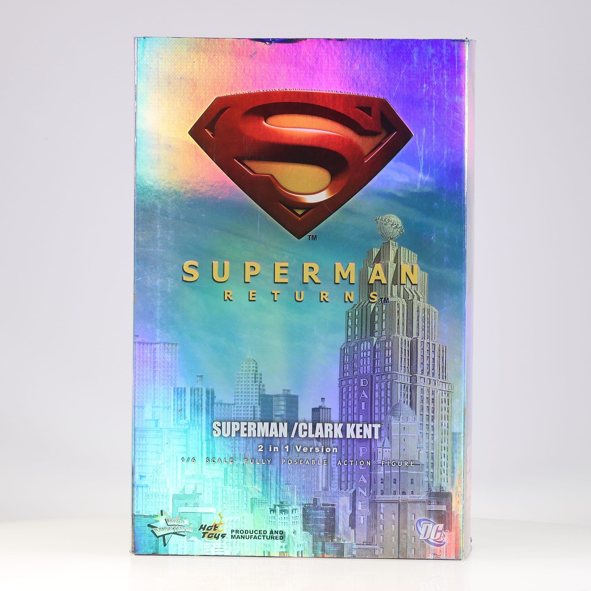 Hot Toys Superman / Clark Kent 2 in 1 Version