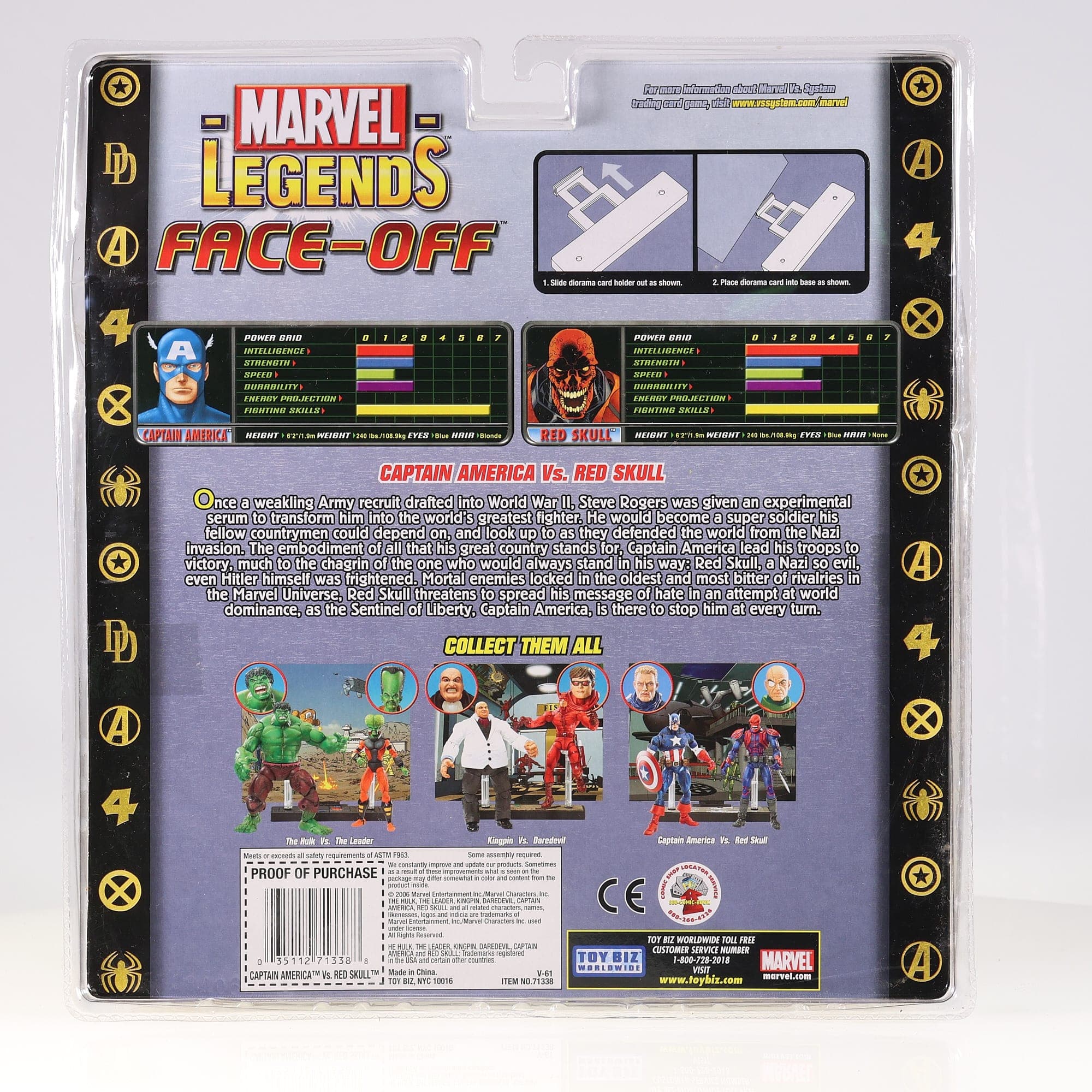 Marvel Legends Captain America vs Red Skull — miniature 3