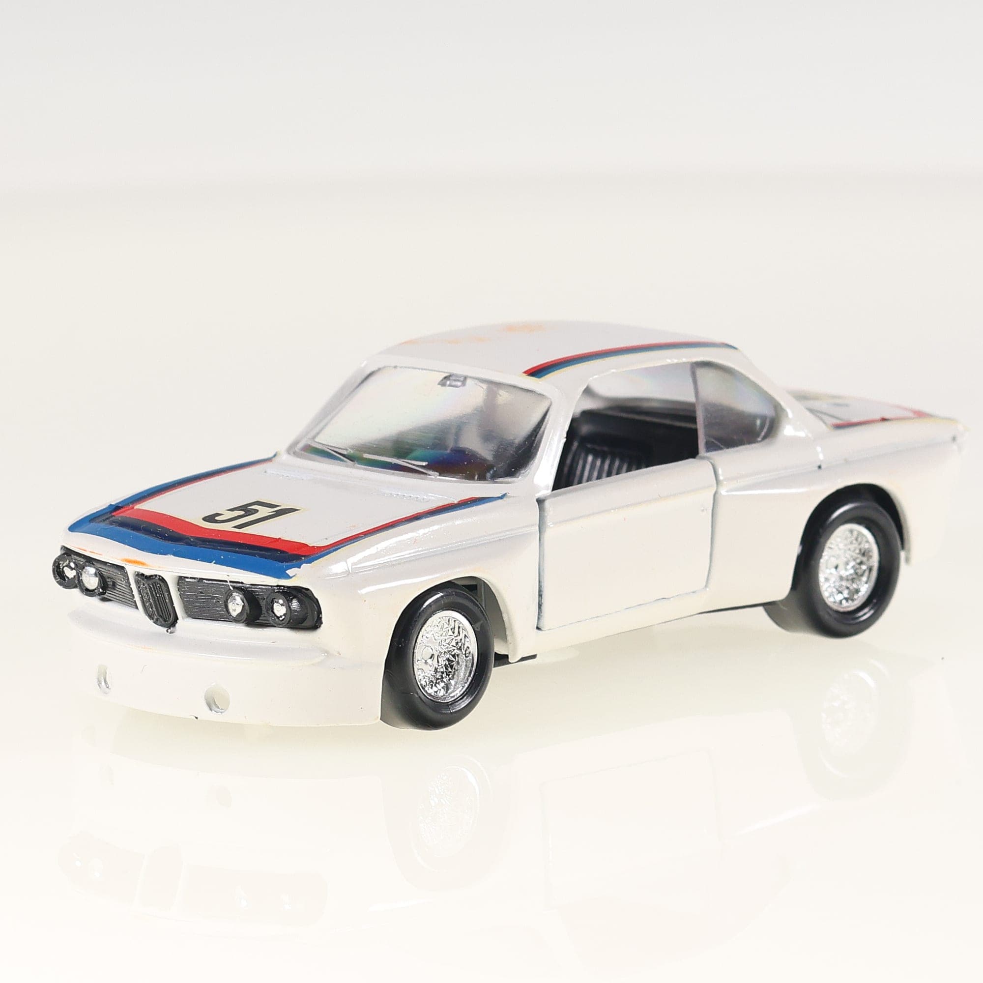Solido 25 BMW 30 CSL #51 1/43 Blanc avec boîte — miniature 9