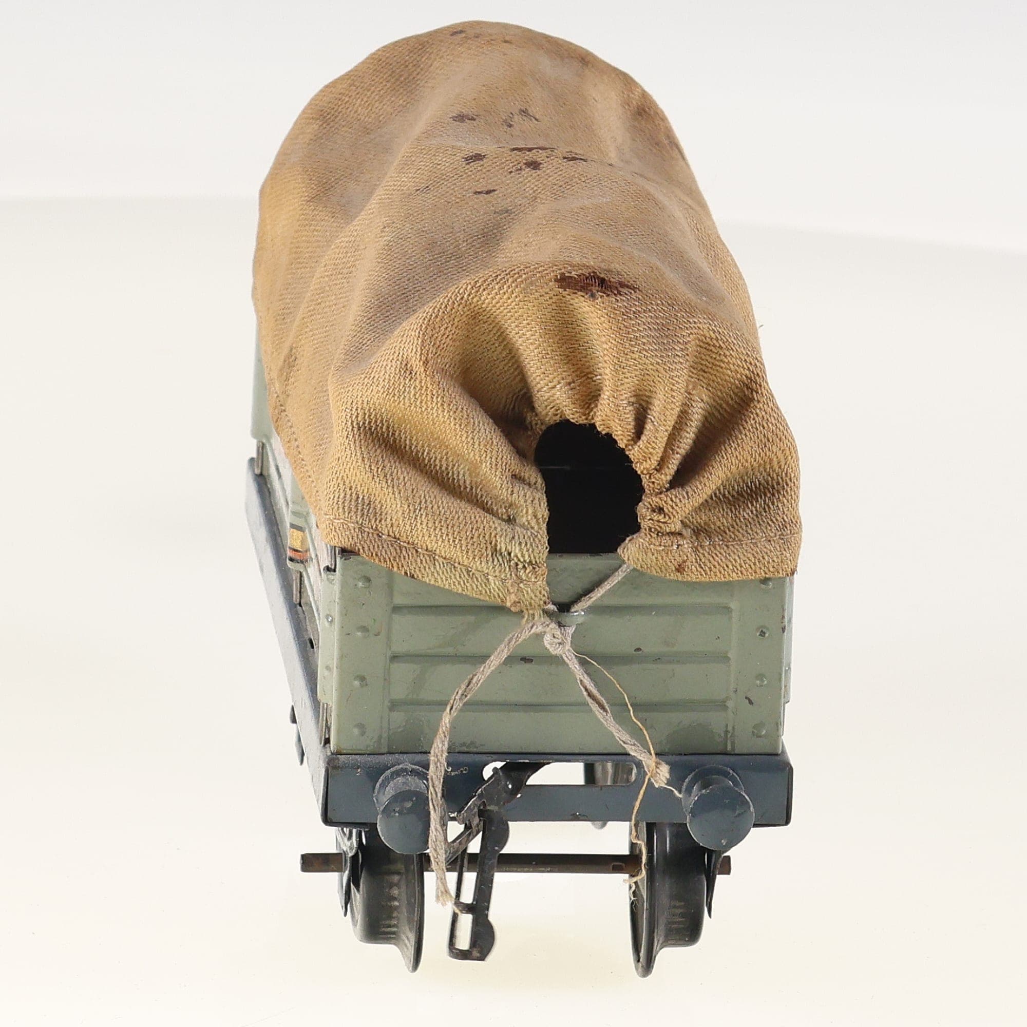 Hornby France Wagon bâché P.L.M. en O bon état d'usage en boite — miniature 8