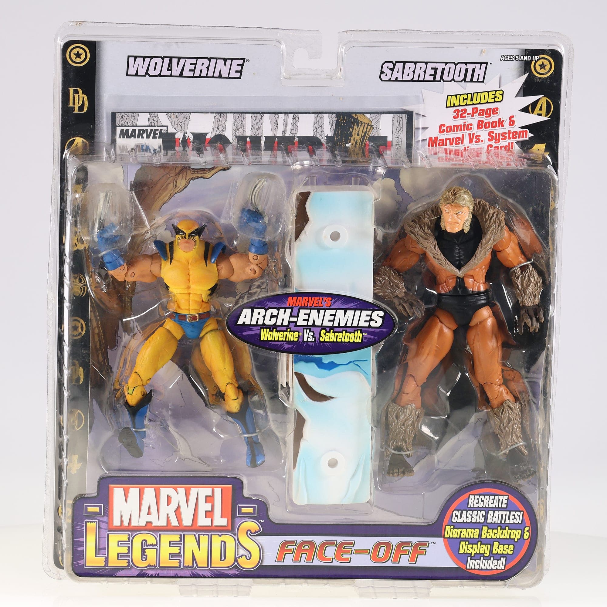 Toy Biz Wolverine vs Sabretooth Face-Off