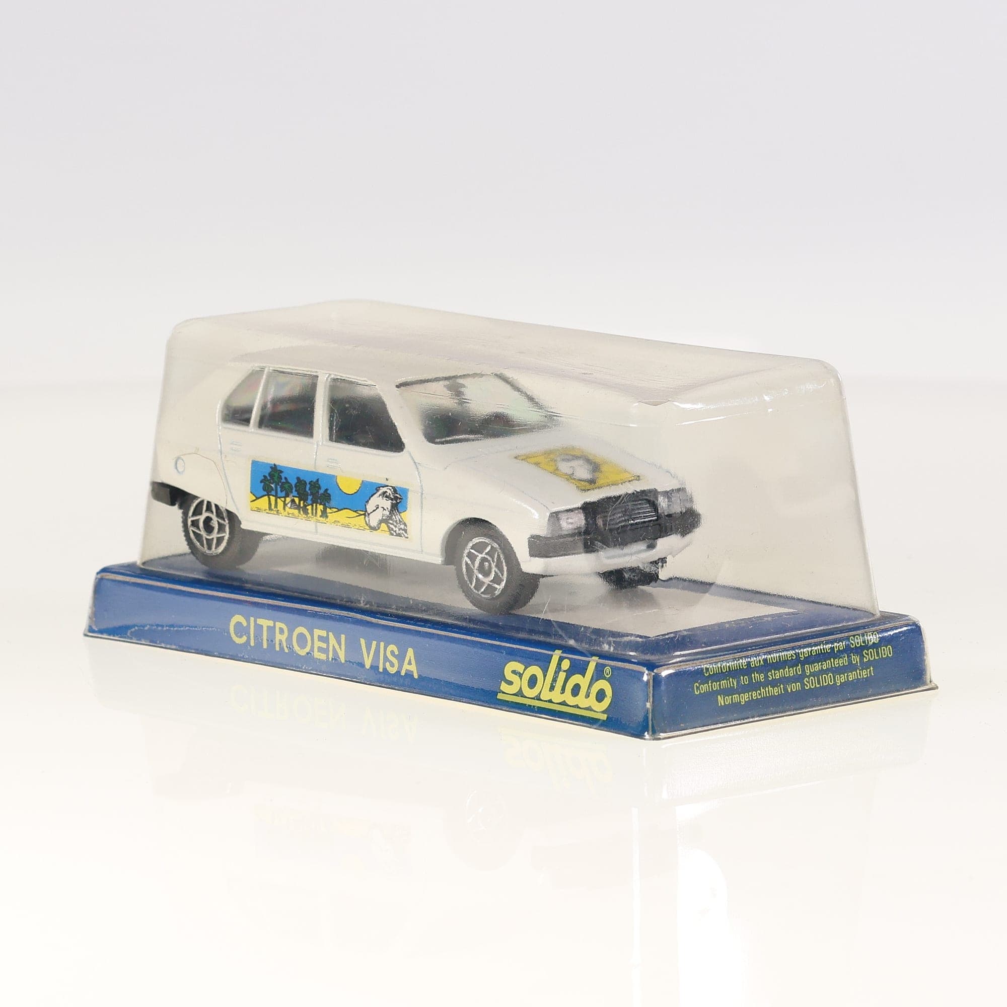 Solido 2826D Citroën Visa décor Safari 1/43 Blanc Grade B avec boîte — miniature 6