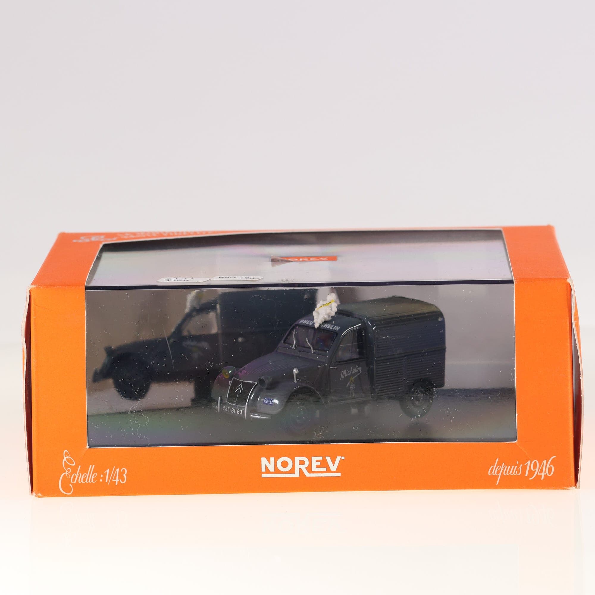 Norev Citroën 2CV Fourgonnette Michelin 1/43 n°0711/1000 neuf avec boîte n°15602