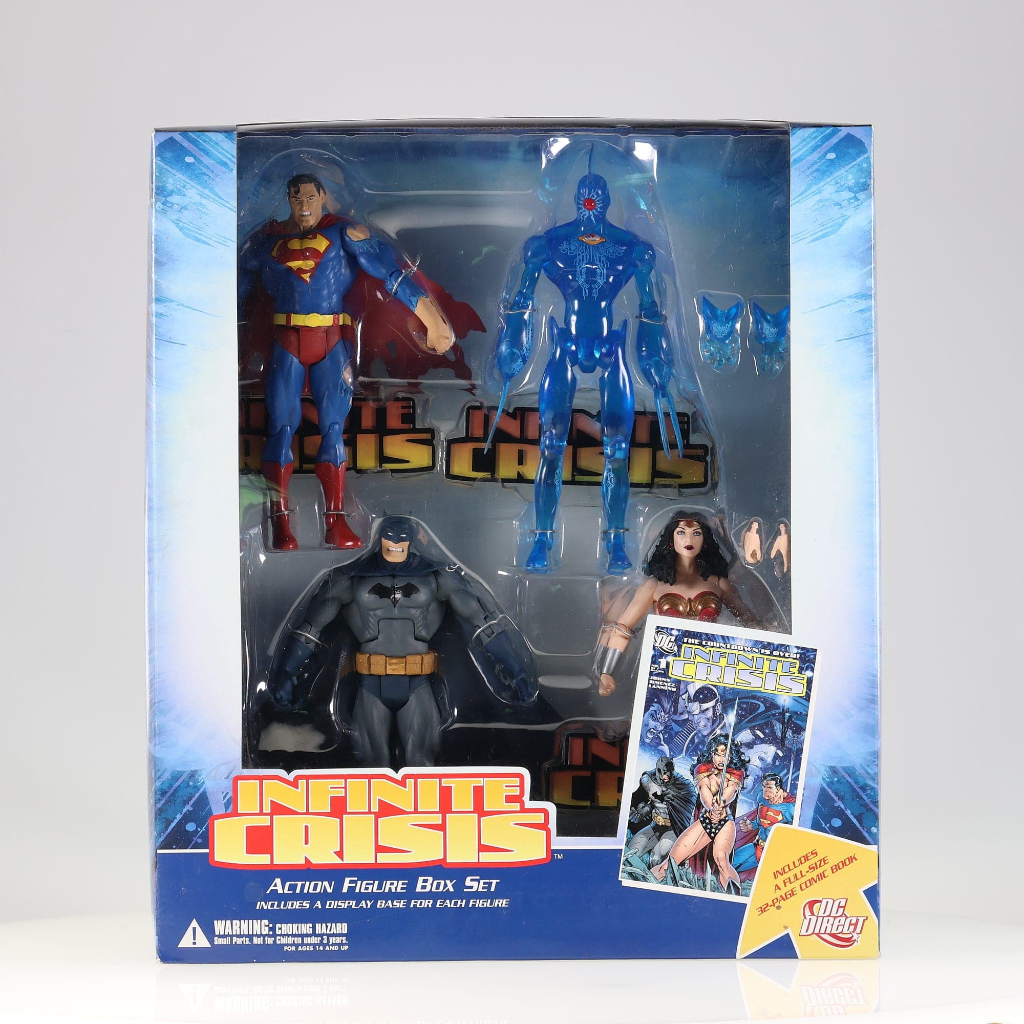 DC Infinity CRISIS Figure Set Superman, Batman, Wonder Woman, OMAC
