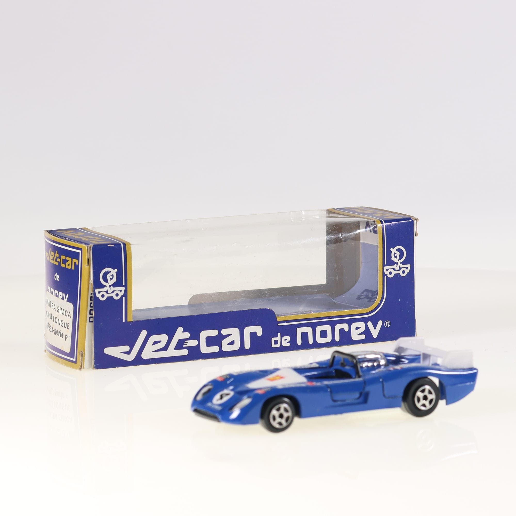 Norev Jet-Car 833 Matra Simca Matra Simca 670 B Longue 1/43 Bleu Grade B avec bo — photo 1