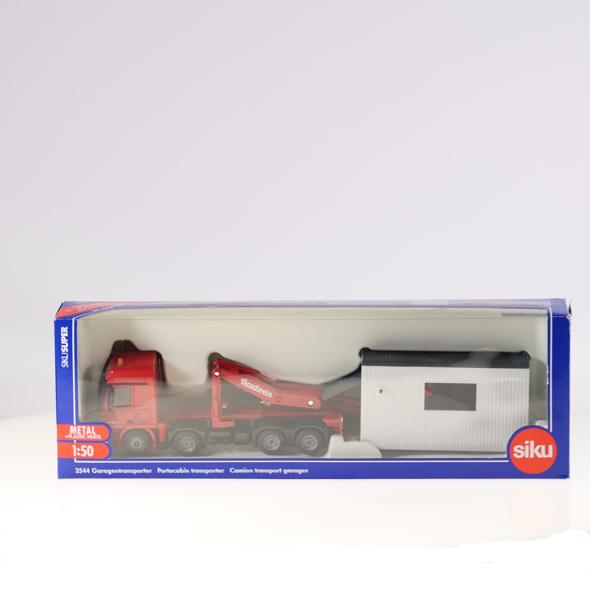 Siku 3544 Mercedes-Benz Camion transport garages  1/50 Rouge avec boîte — photo 1