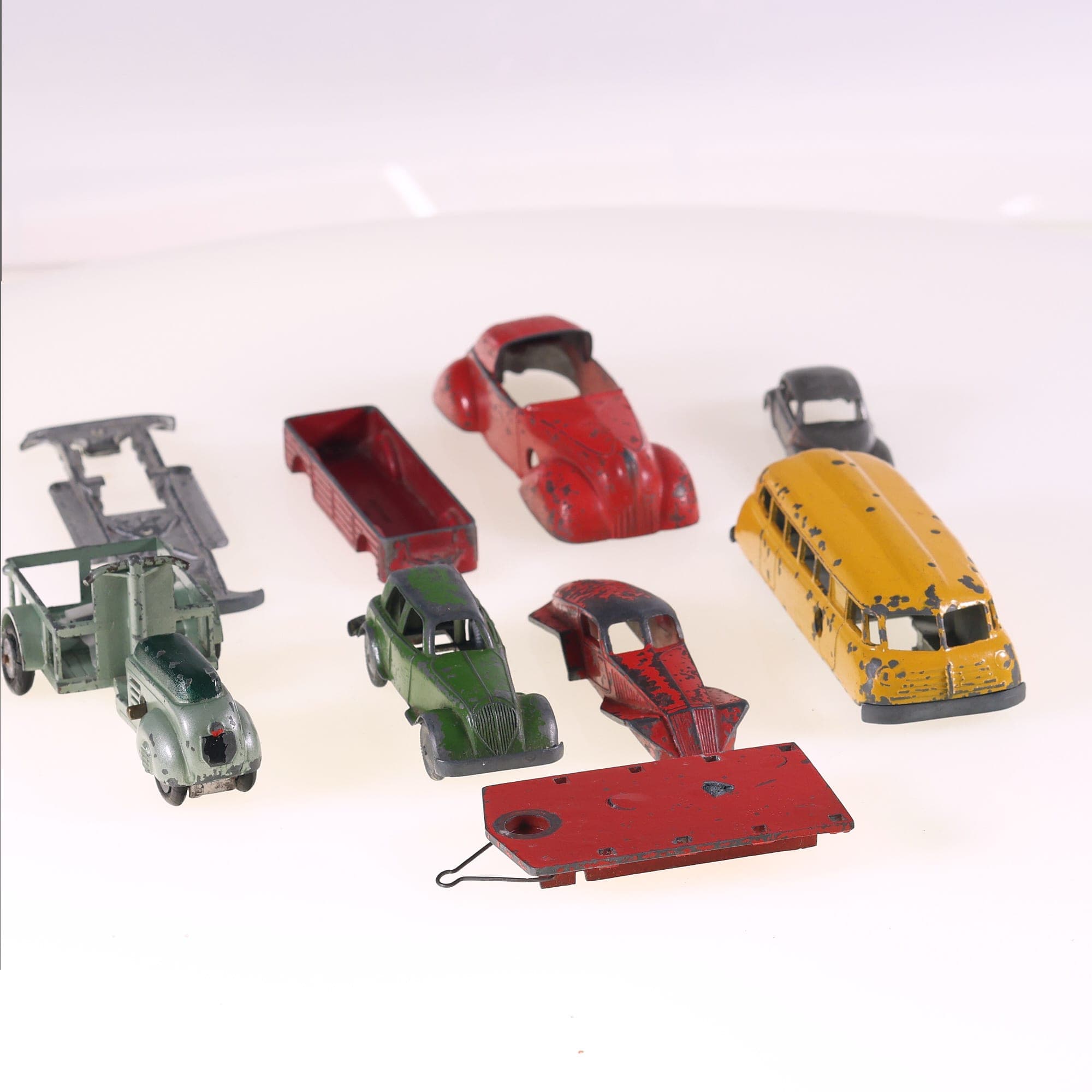 Solido transformable Peugeot autocar coupé scooter triporteur 203 6 à 12 cm  — miniature 8