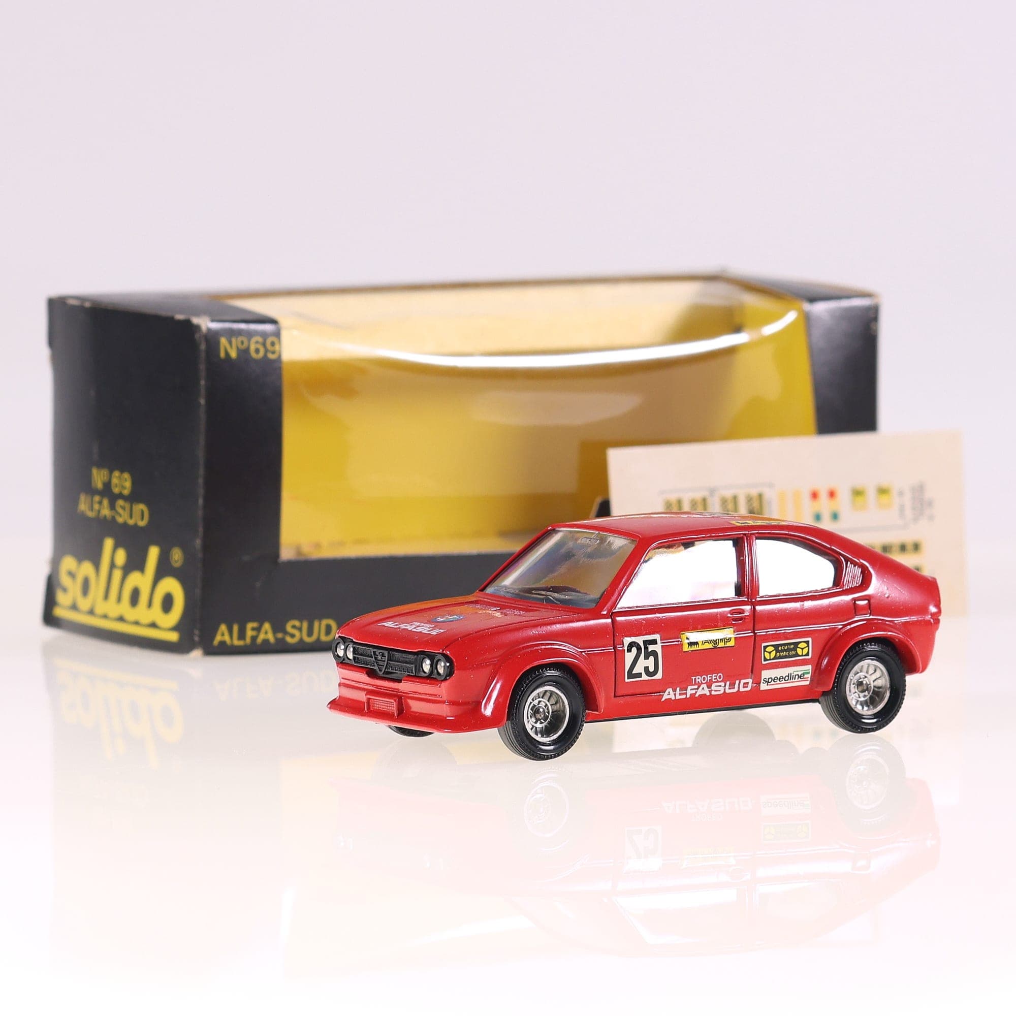 Solido n° 69 Alfa Romeo Alfa Sud Trofeo #25 1/43 Avec autcollants