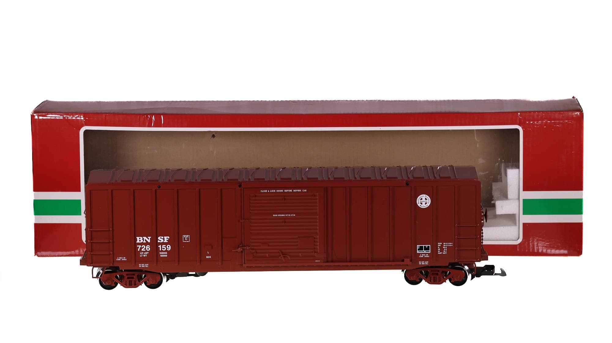 LGB 42932 wagon marchandises Boxcar BNSF 726 159 G avec boîte