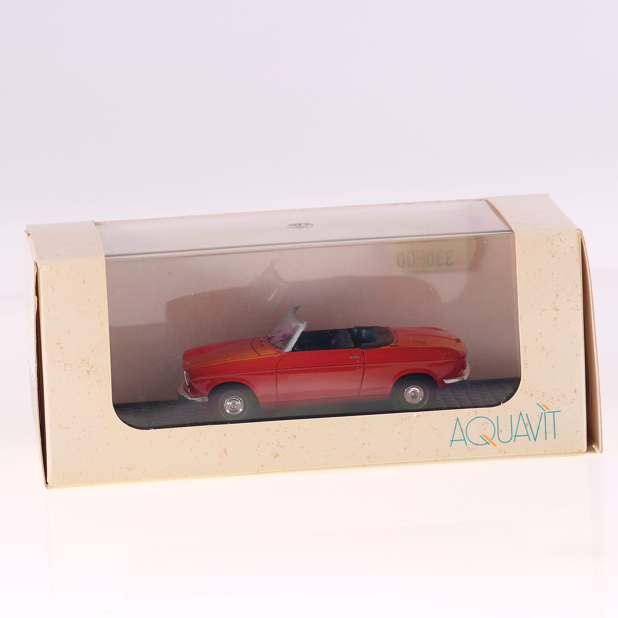 Aquavit 01.1052.E1 Peugeot 204 Cabriolet 1/43 Rouge avec boîte — miniature 13