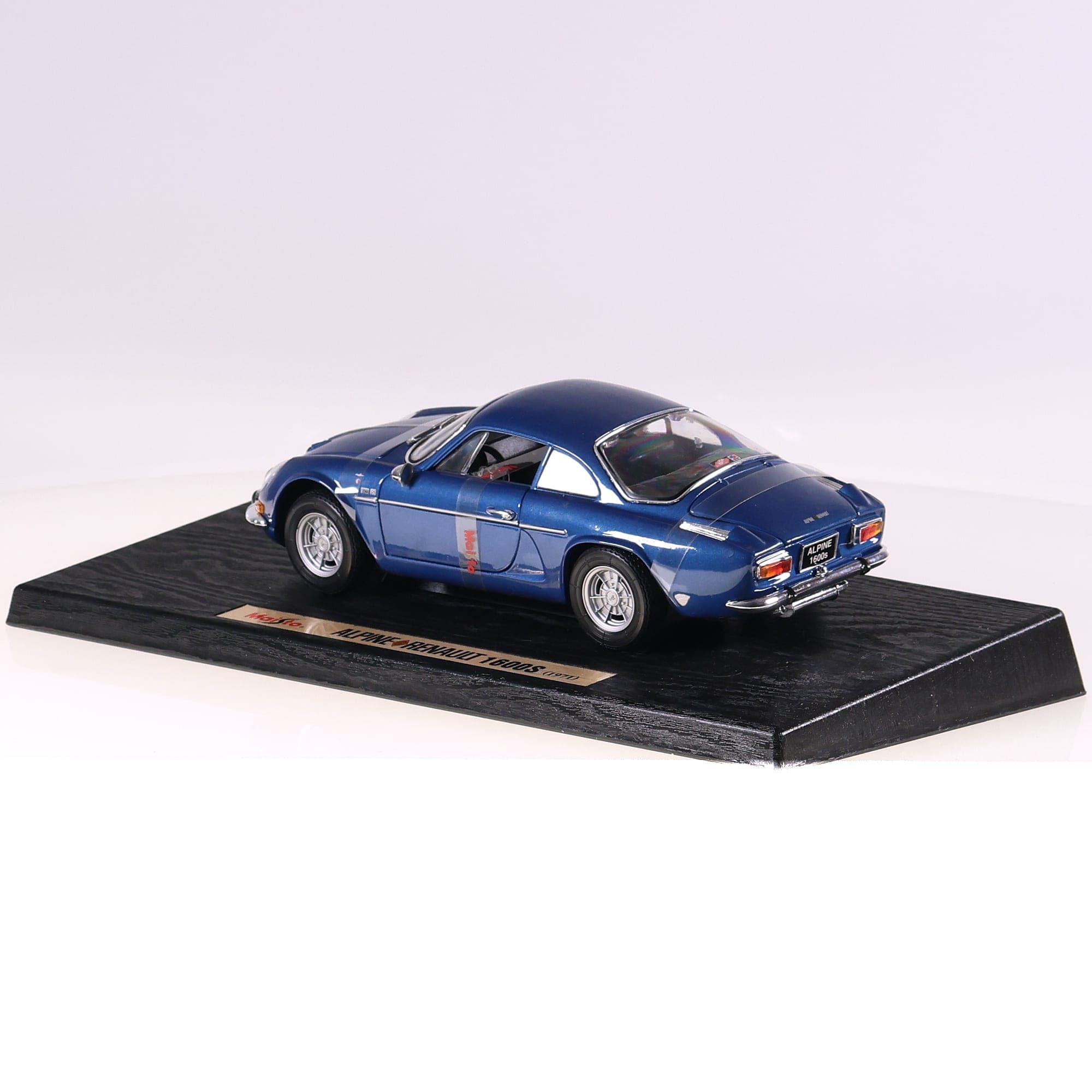 Maisto Renault Alpine 1600S (1971) 1/18 Bleu Grade B avec boîte — miniature 3