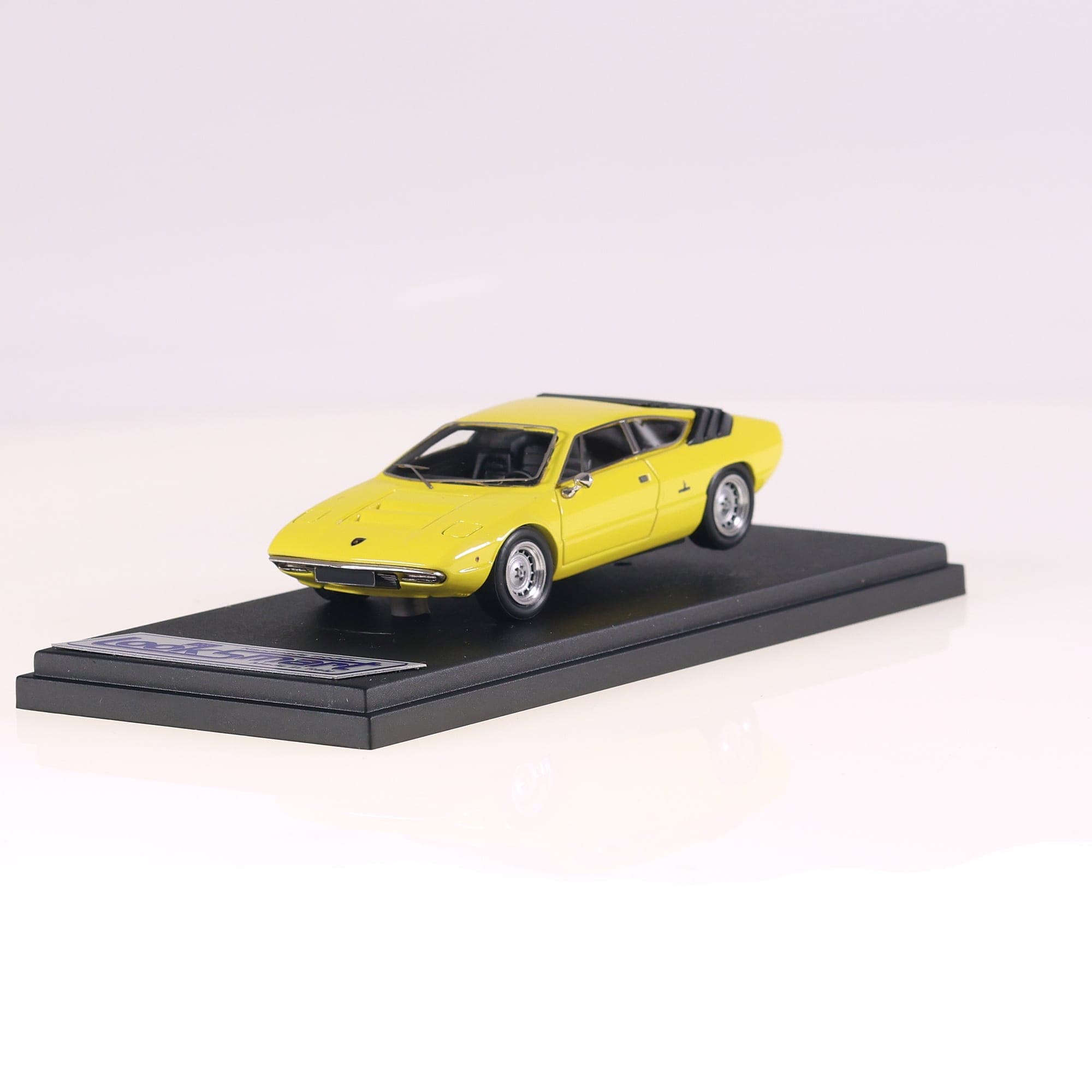 LookSmart LS11C Lamborghini Urraco 250 1974 1/43 Jaune avec boîte — miniature 9
