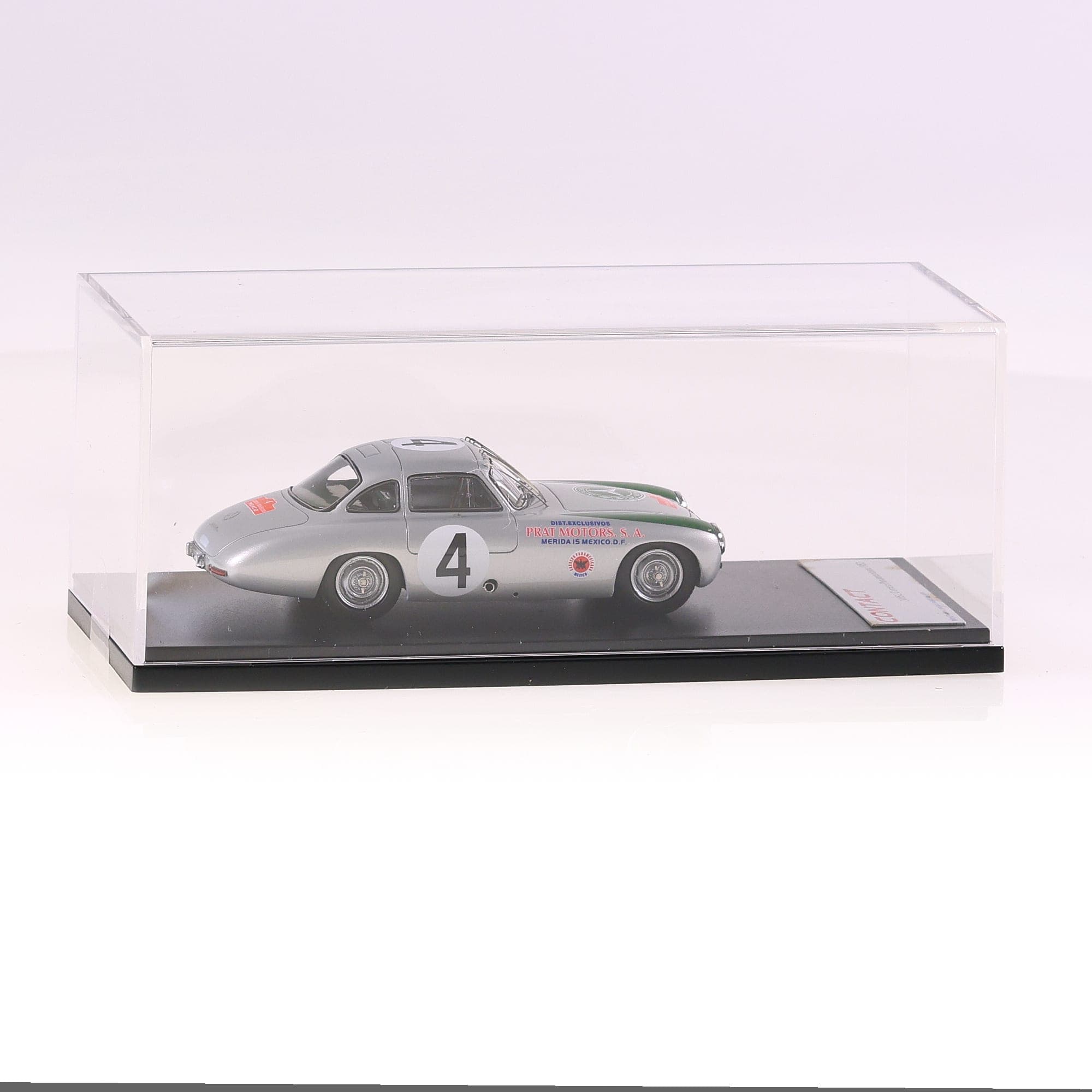 Contact Mercedes-Benz C007 pa 300 SL 1952 'CARRERA PANAMERICANA' #4 1/43 Gris — miniature 6