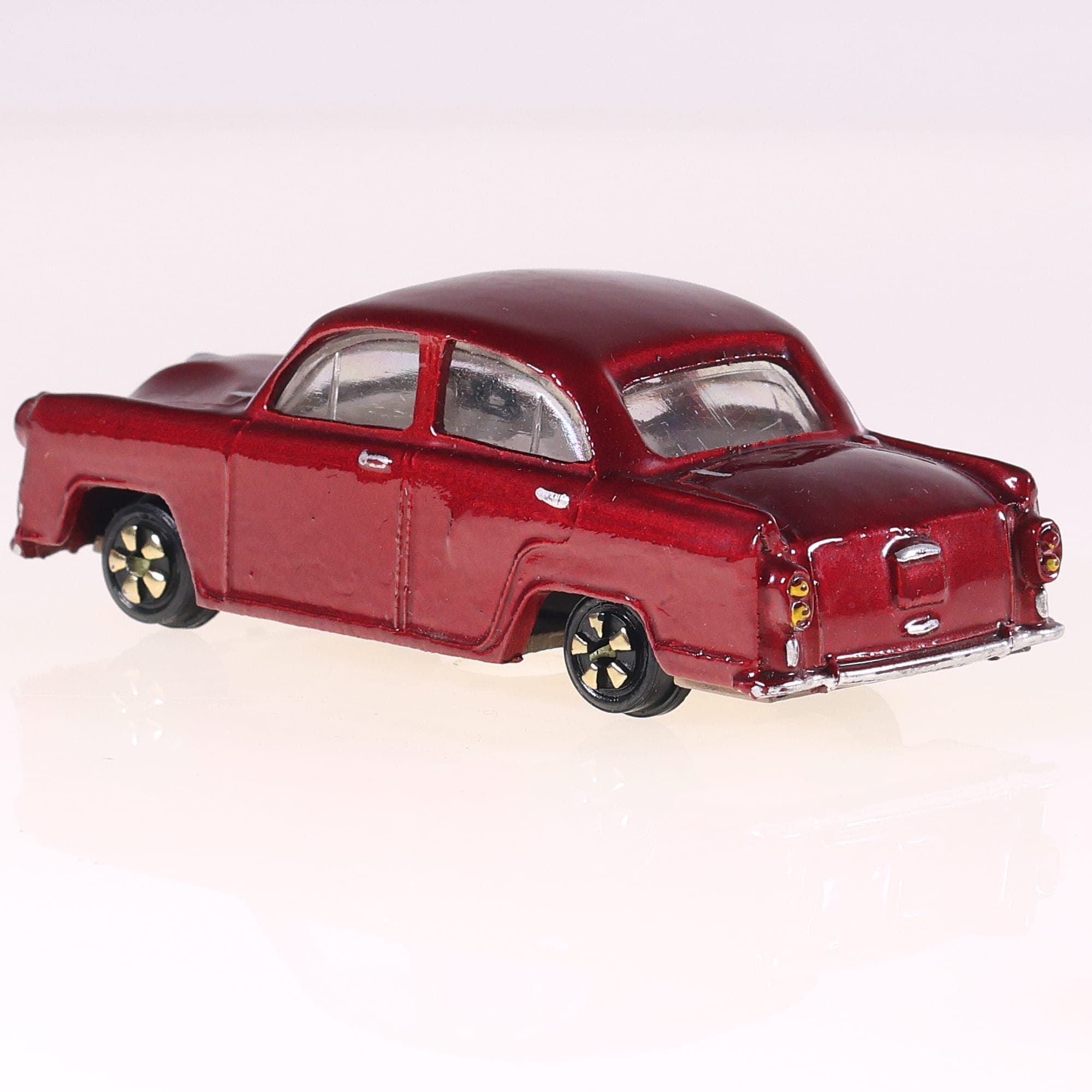 Maxwell Mini n°310 Ambassador Mark II 1/43 rouge bordeaux avec boîte — miniature 7