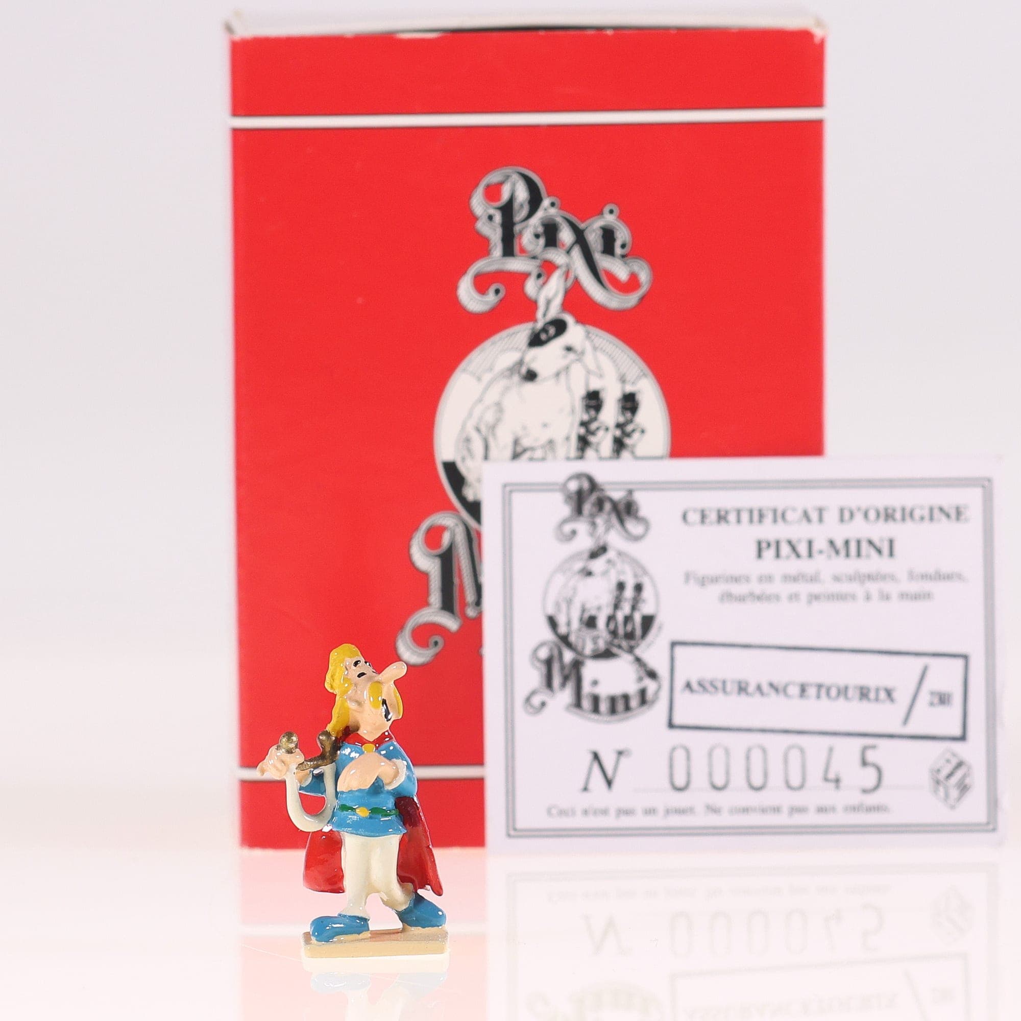 Pixi Mini n° 2301 Assurancetourixen boite de 1998 avec certificat