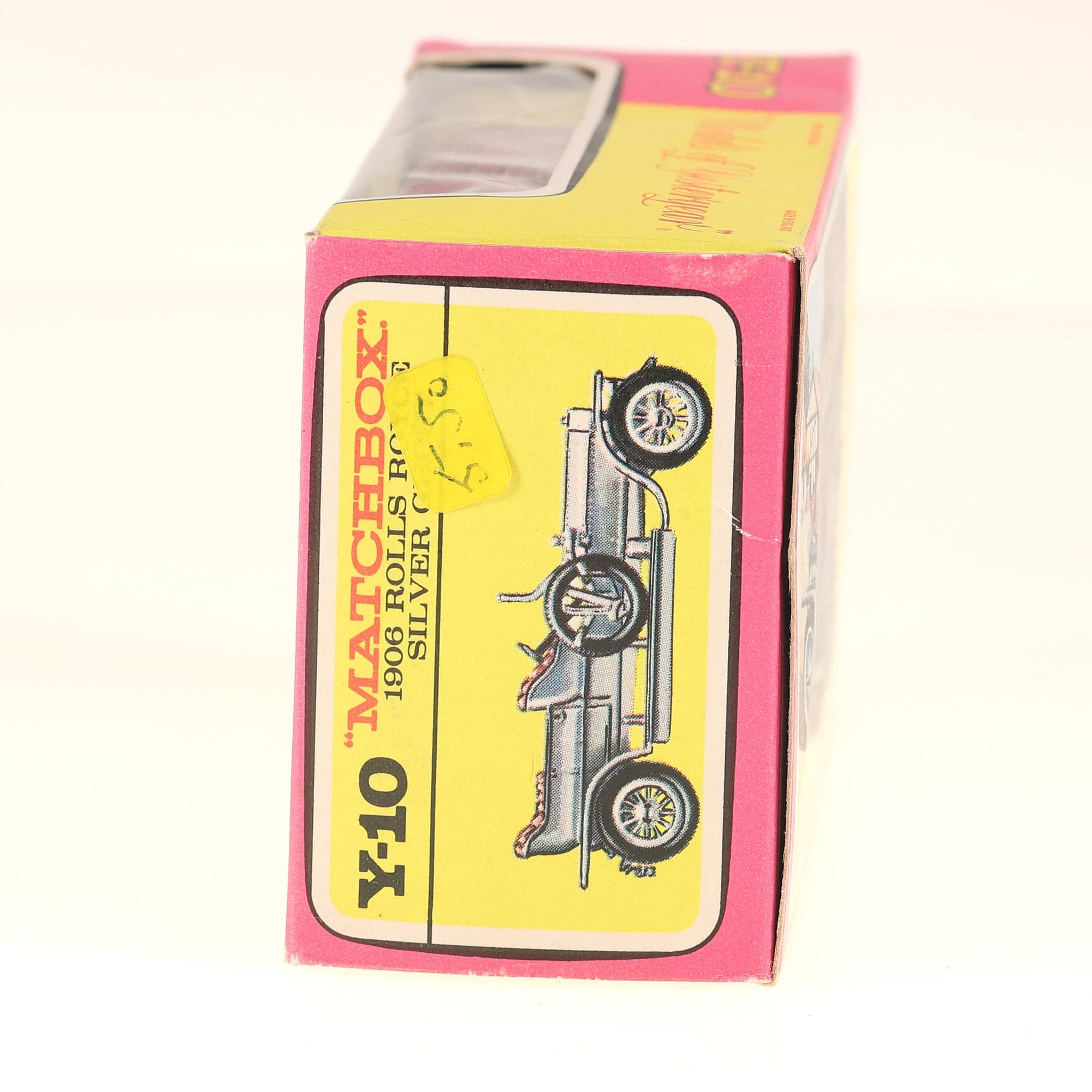 Matchbox Y-10 Rolls-Royce 1906 Silver Ghost 1/51 rouge et blanc avec boîte — miniature 4