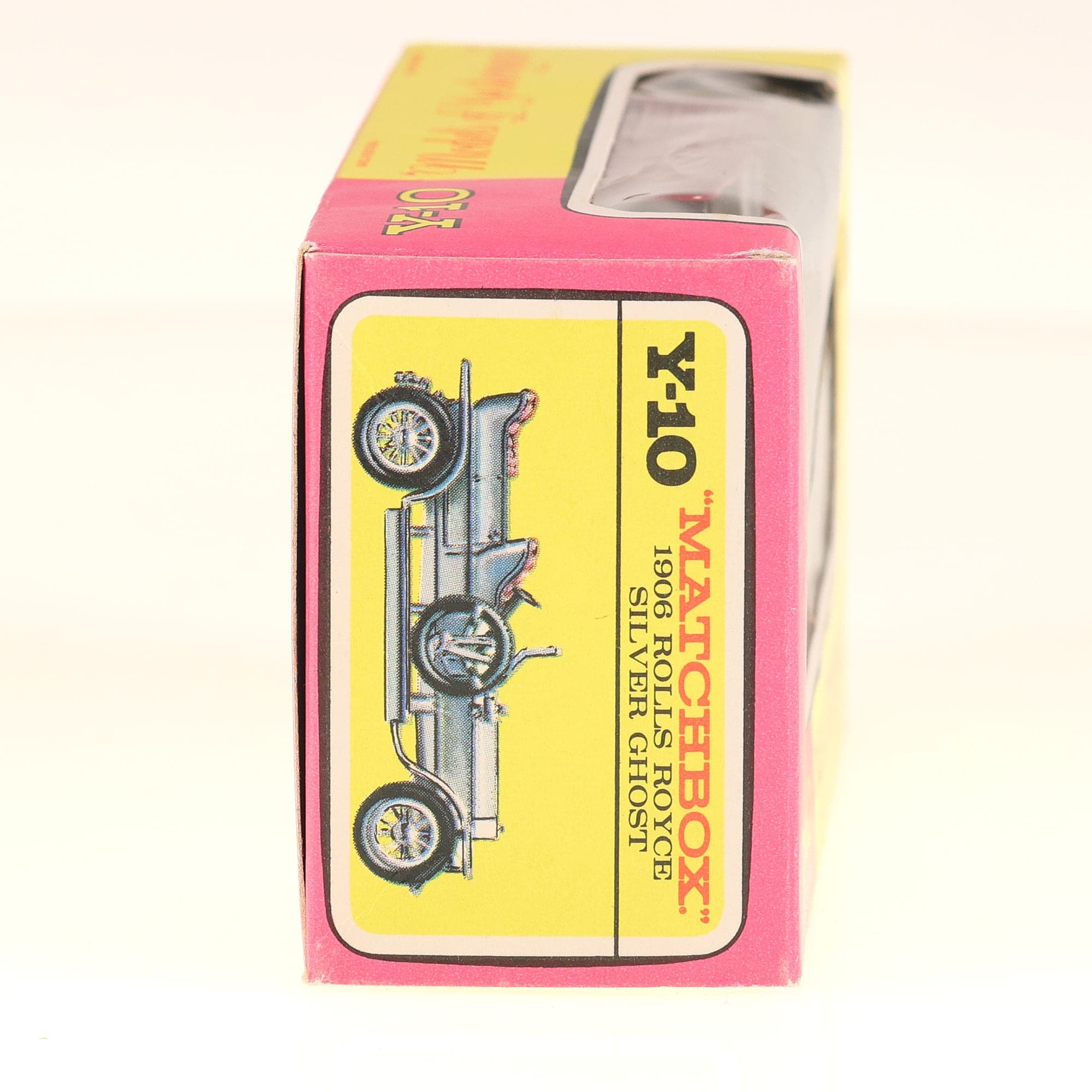 Matchbox Y-10 Rolls-Royce 1906 Silver Ghost 1/51 rouge et blanc avec boîte — miniature 6