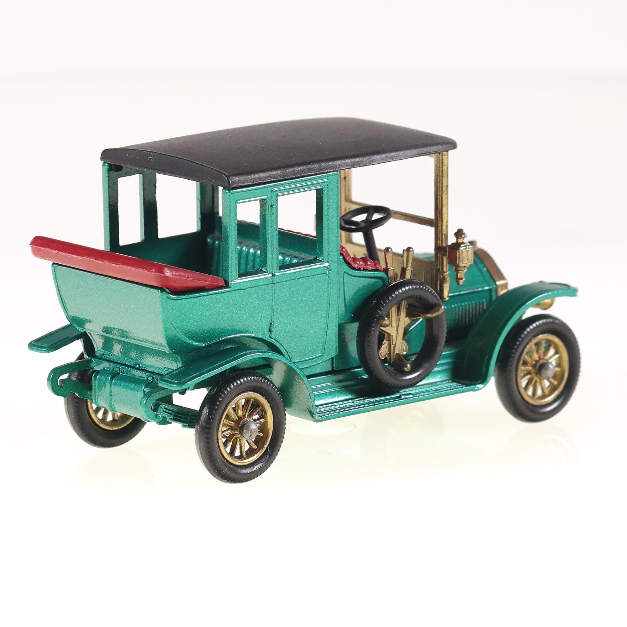 Matchbox Y-3 Mercedes-Benz 1910 Benz limousine 1/43 Vert avec boîte — miniature 13