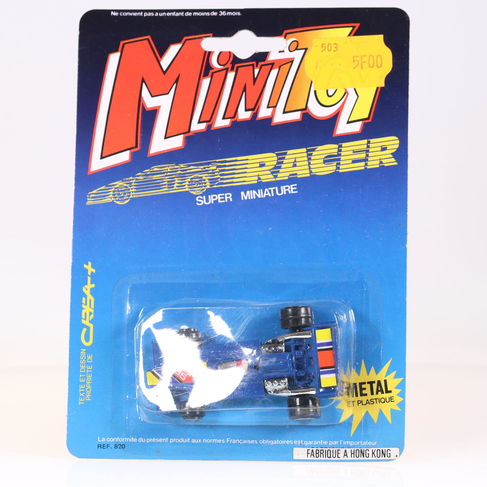 Minitoy 820 Minitoy  F1 7 cm Bleu neuf avec boîte