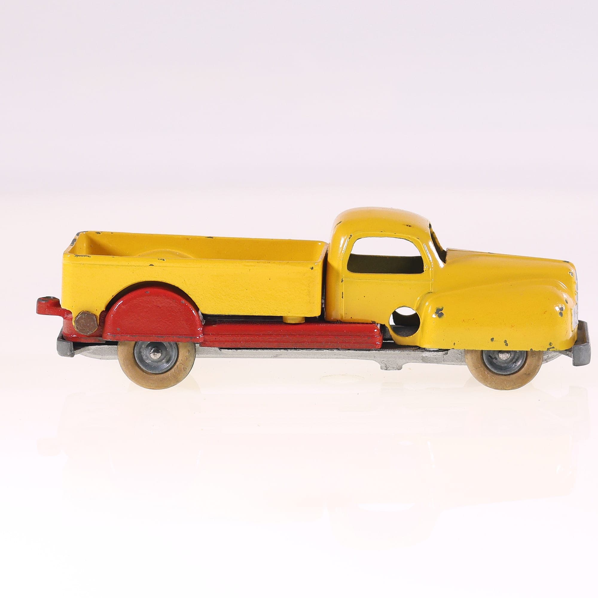 Solido transformable Pick-up benne basculante 12 cm jaune et rouge  — miniature 6