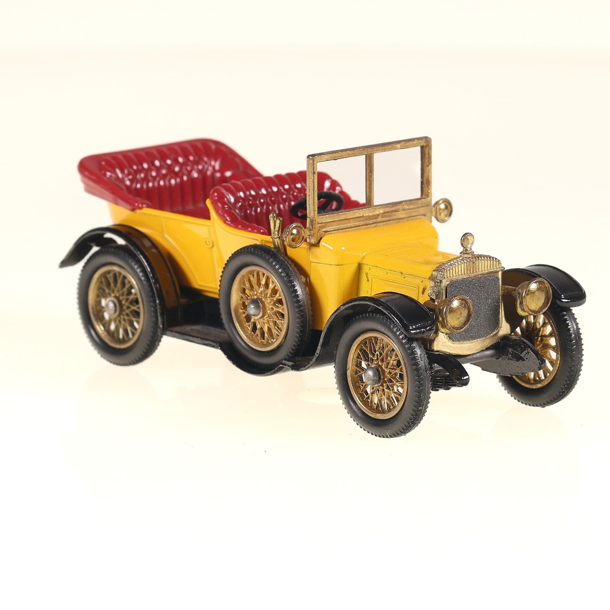 Matchbox Y-13 Daimler 1911 Daimler 1/45 Jaune avec boîte — miniature 11