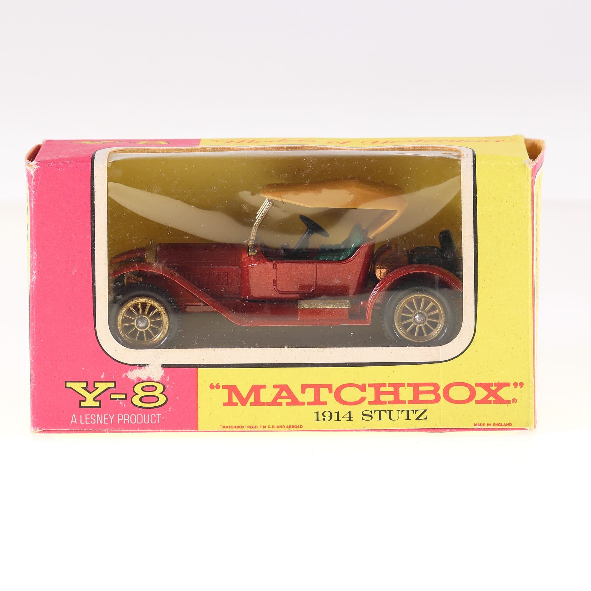 Matchbox Y-8 STUTZ 1914 1/48 Rouge avec boîte