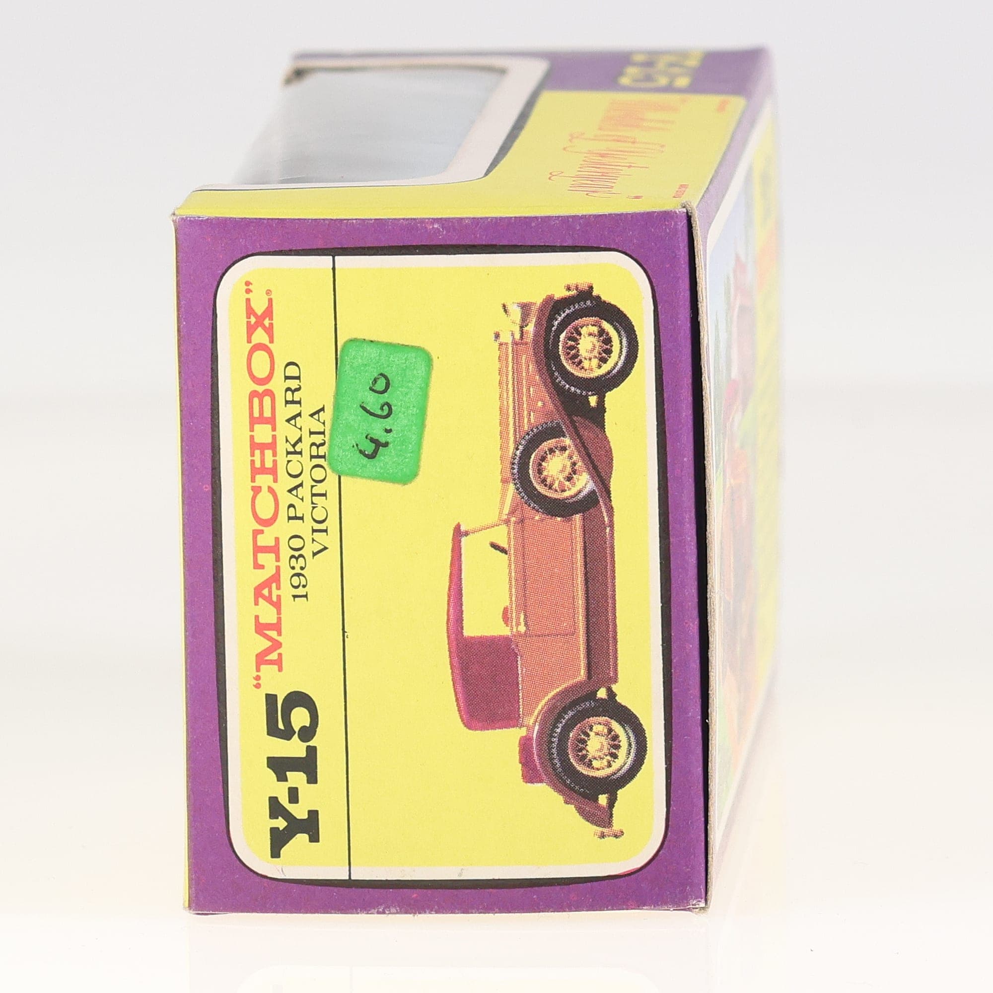 Matchbox Y-15 Packard 1930 Packard Victoria 1/46 Or/Beige et Bordeaux avec boîte — miniature 4