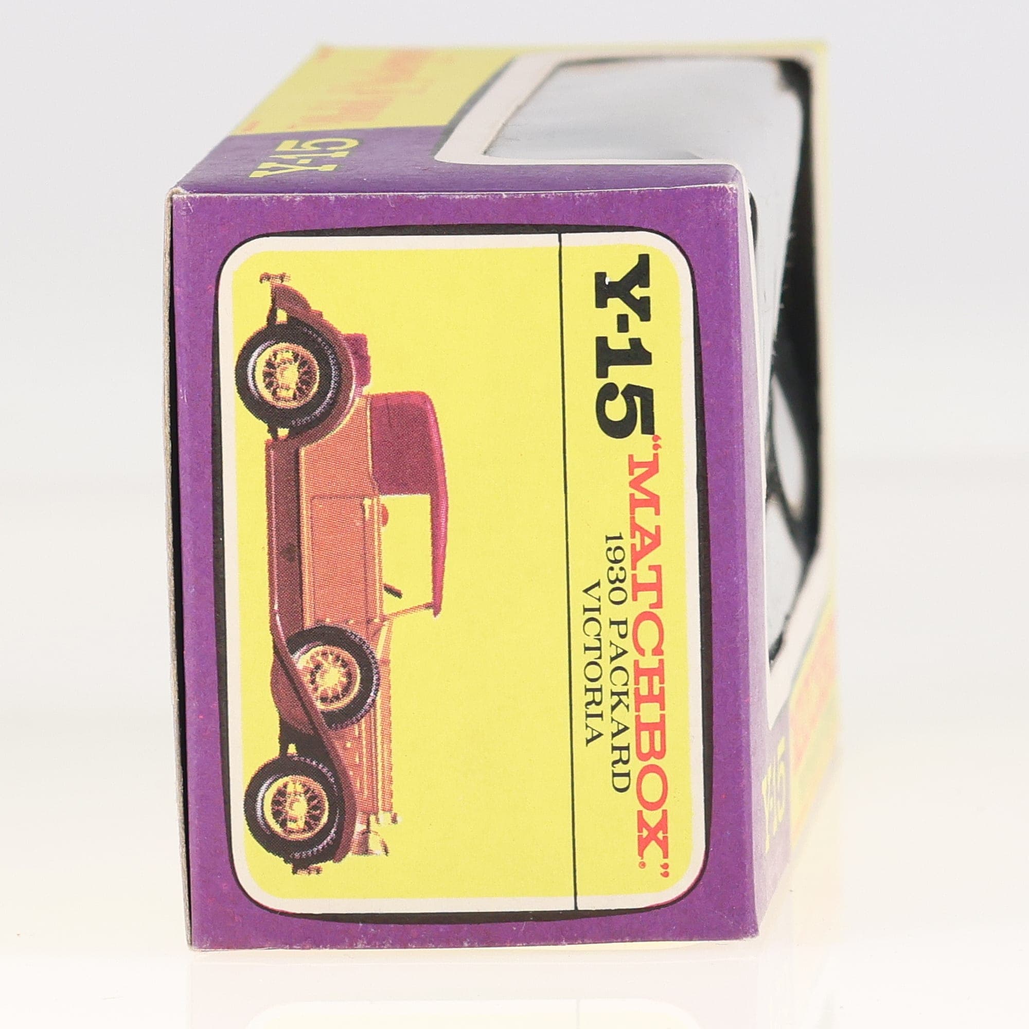 Matchbox Y-15 Packard 1930 Packard Victoria 1/46 Or/Beige et Bordeaux avec boîte — miniature 6