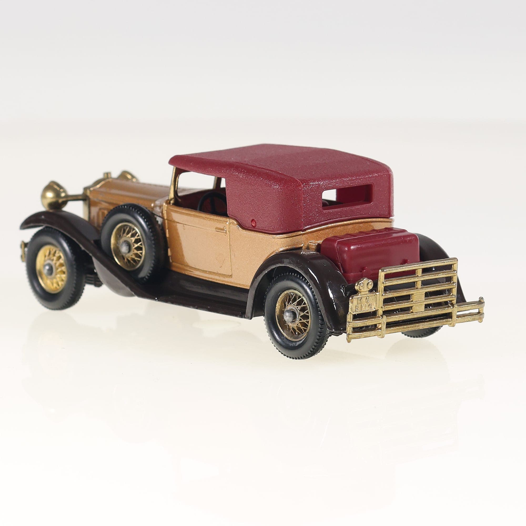 Matchbox Y-15 Packard 1930 Packard Victoria 1/46 Or/Beige et Bordeaux avec boîte — miniature 7